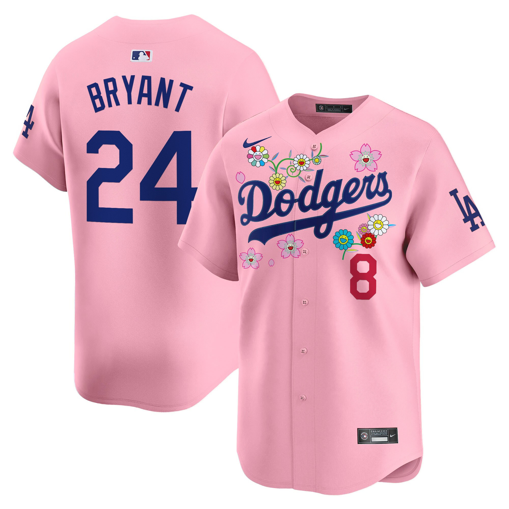 Men's Dodgers x Takashi Murakami 2025 Vapor Premier Limited Jersey - Stitched