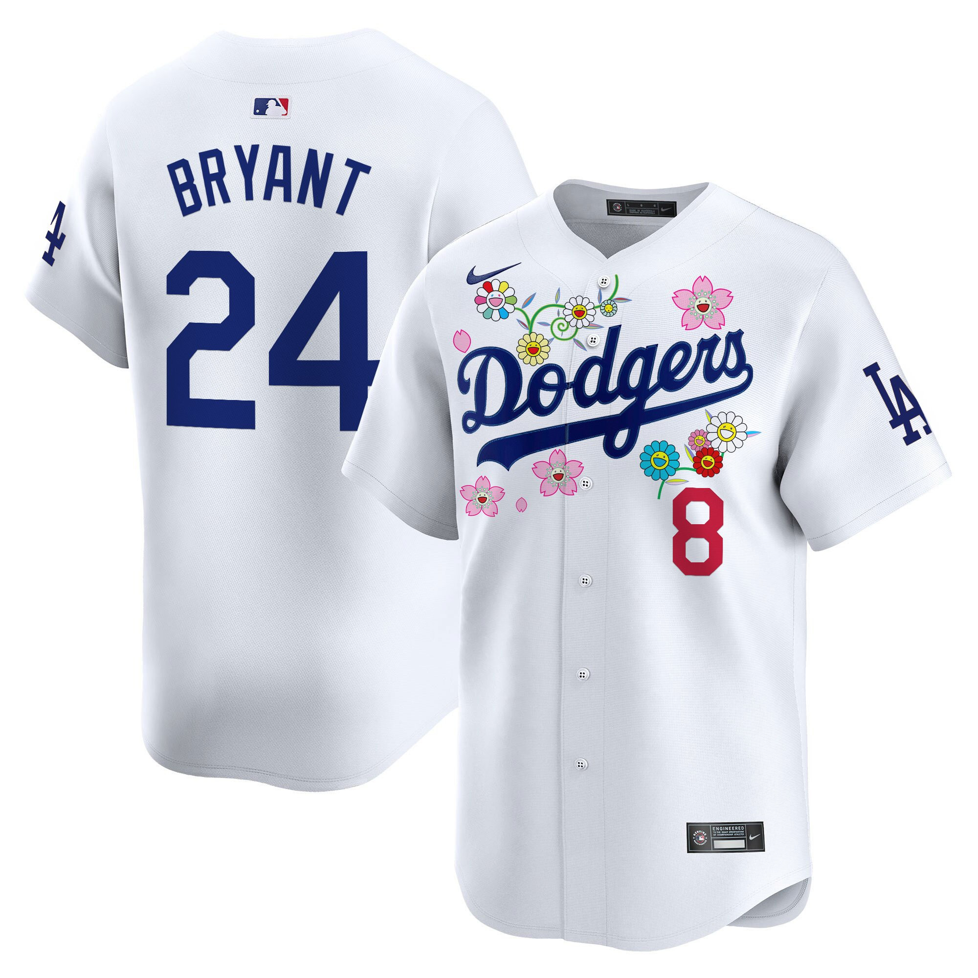 Men's Dodgers x Takashi Murakami 2025 Vapor Premier Limited Jersey - Stitched