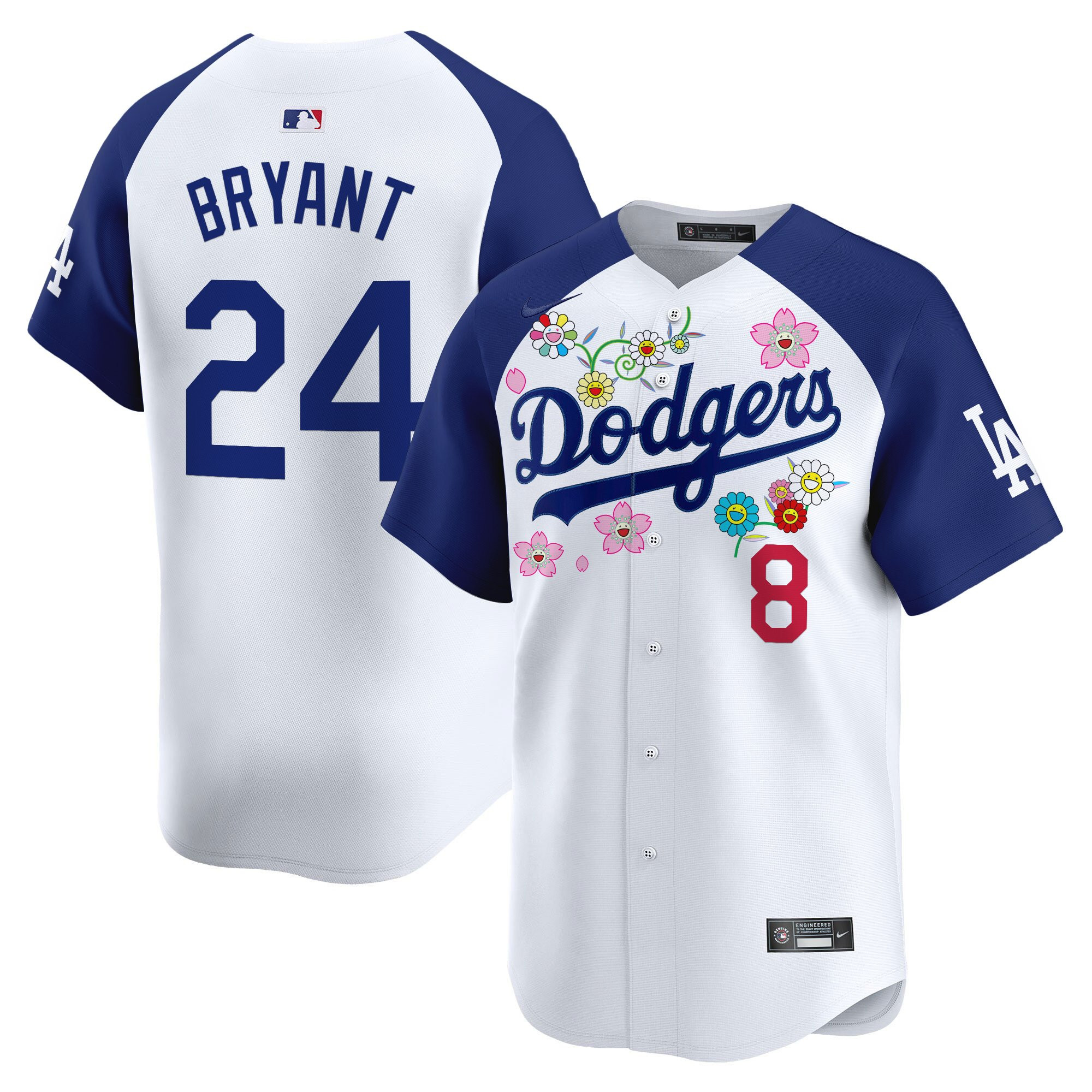 Men's Dodgers x Takashi Murakami 2025 Vapor Premier Limited Jersey - Stitched