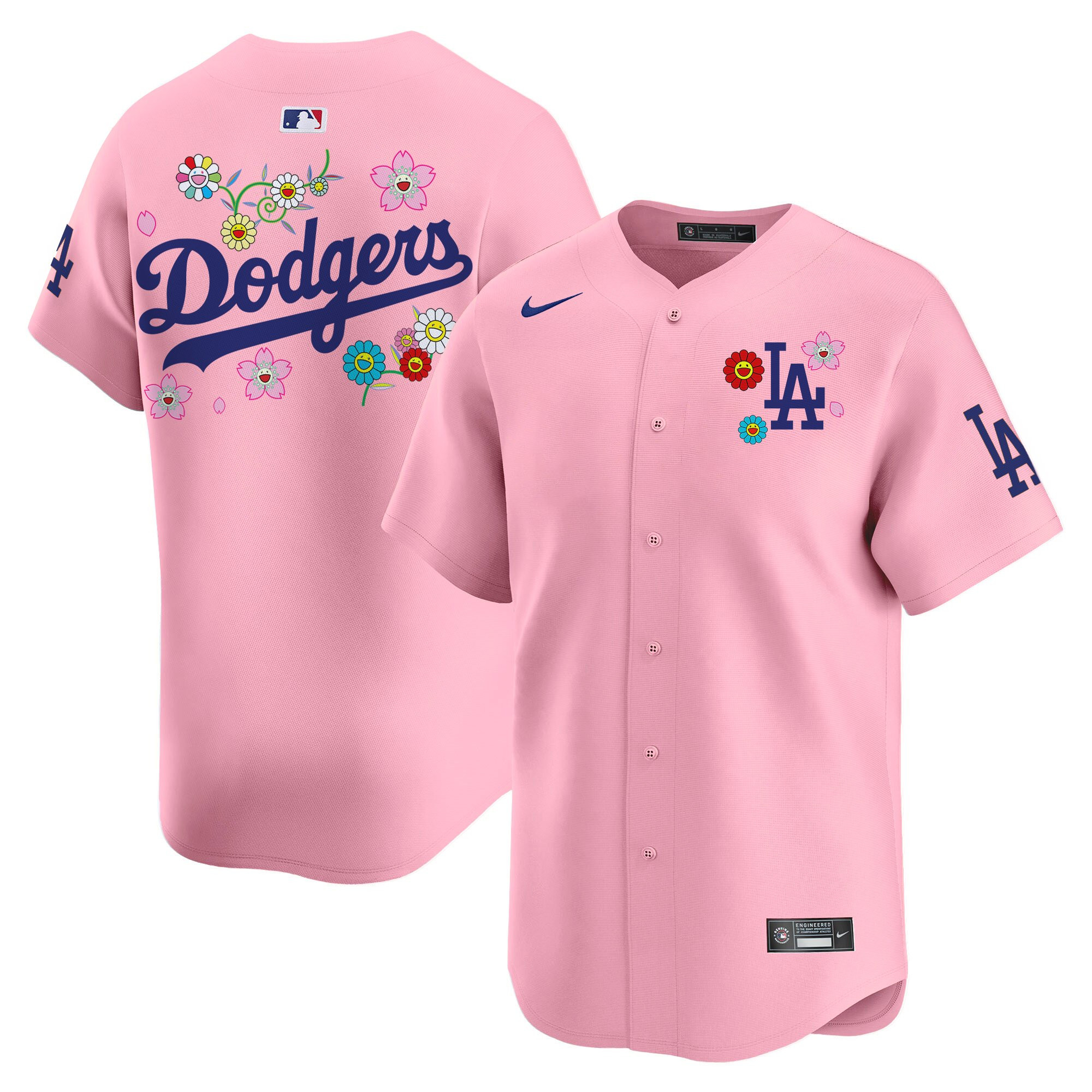 Men's Dodgers x Takashi Murakami 2025 Vapor Premier Limited Jersey - Stitched