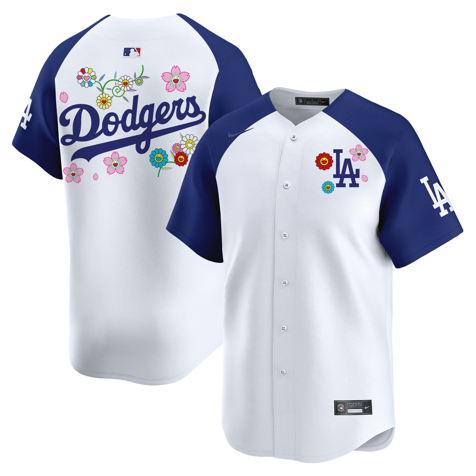Men's Dodgers x Takashi Murakami 2025 Vapor Premier Limited Jersey - Stitched
