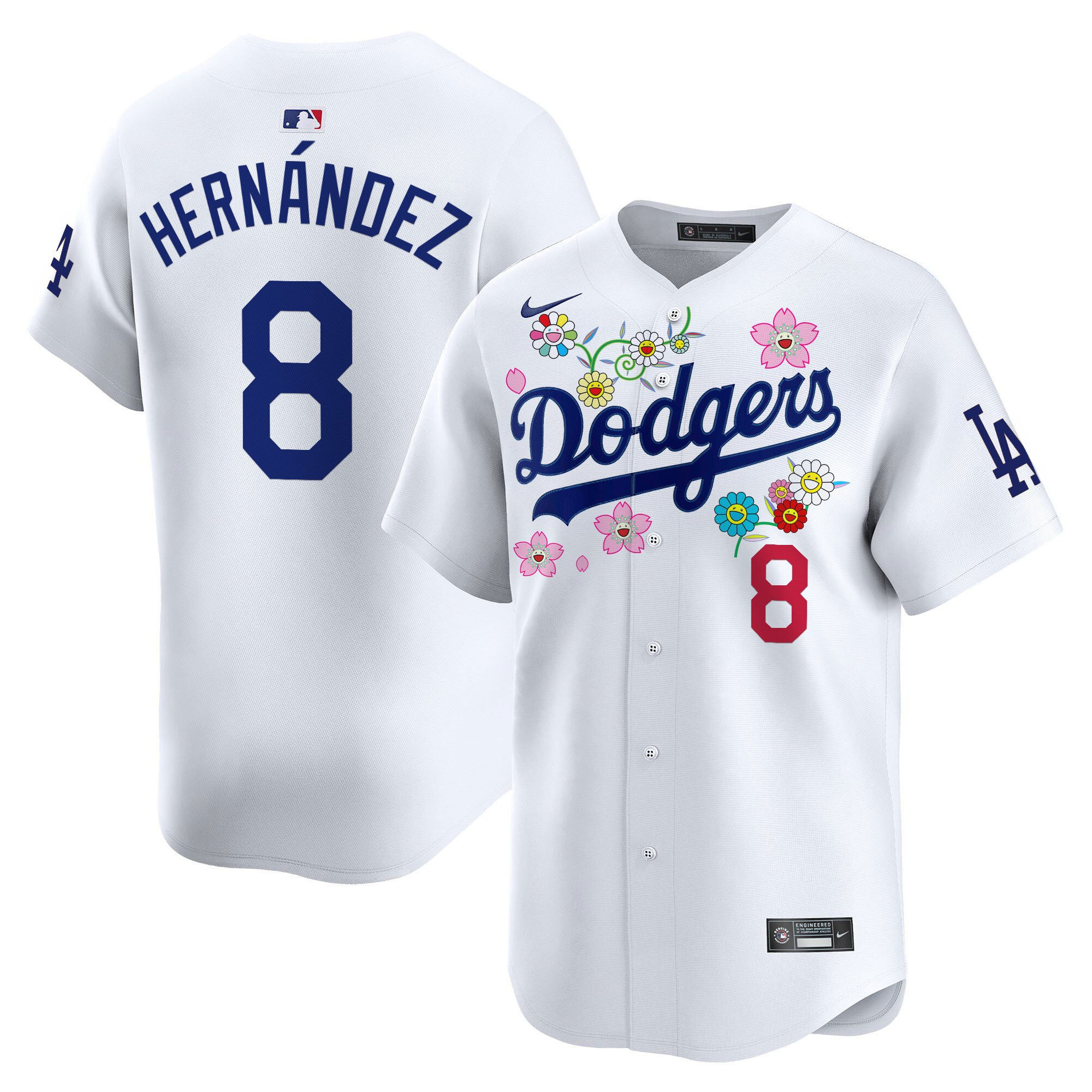 Men's Dodgers x Takashi Murakami 2025 Vapor Premier Limited Jersey - Stitched
