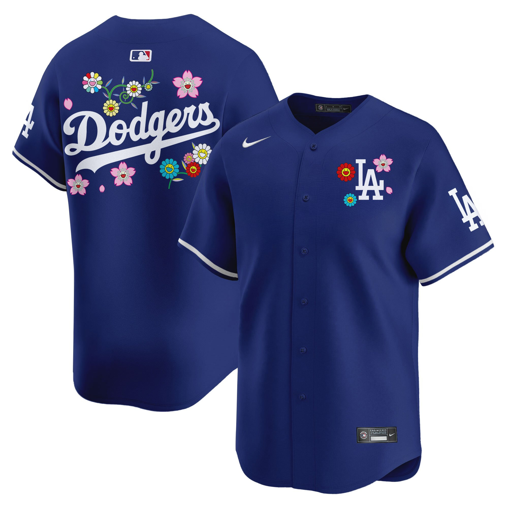 Men's Dodgers x Takashi Murakami 2025 Vapor Premier Limited Jersey - Stitched