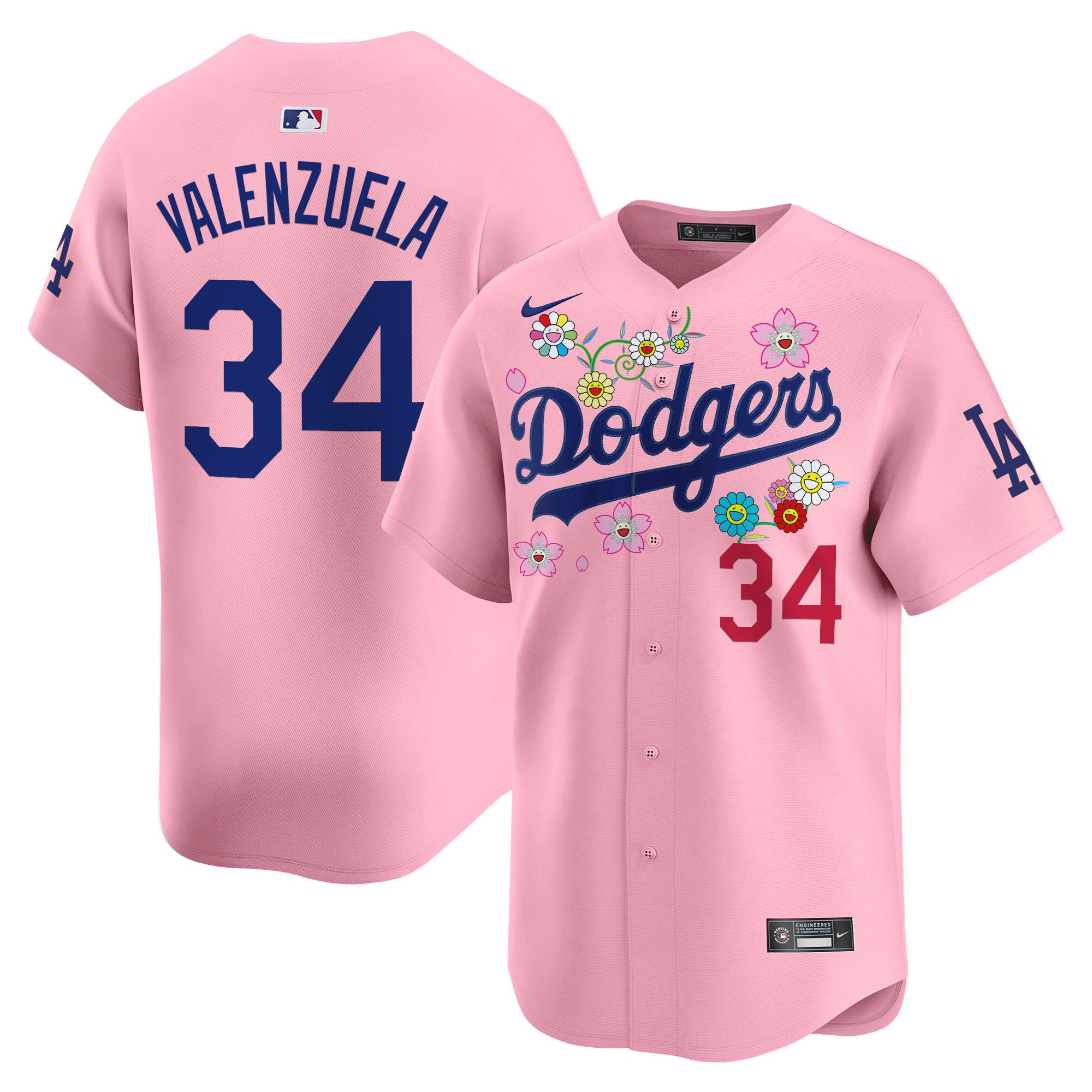 Men's Dodgers x Takashi Murakami 2025 Vapor Premier Limited Jersey - Stitched