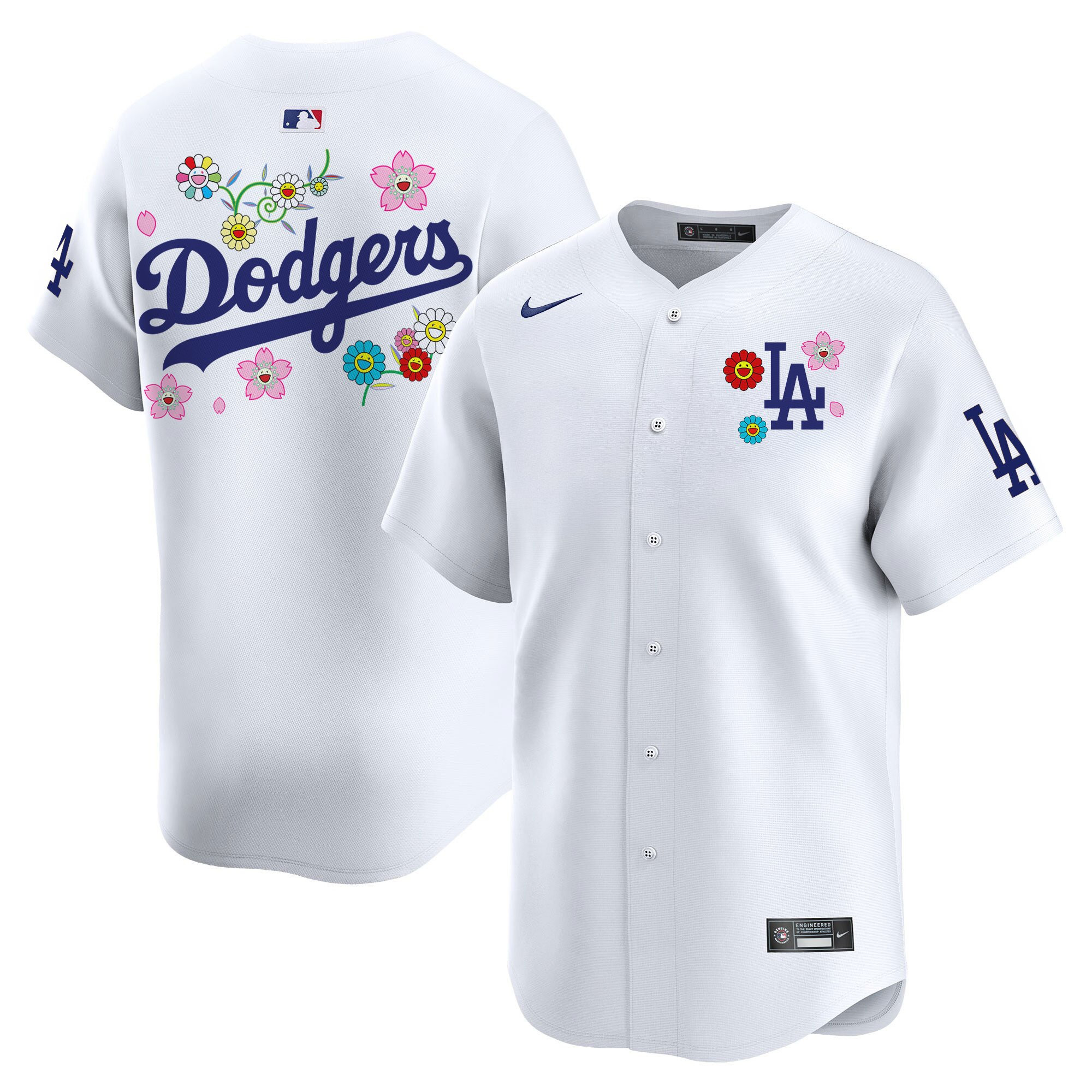 Men's Dodgers x Takashi Murakami 2025 Vapor Premier Limited Jersey - Stitched