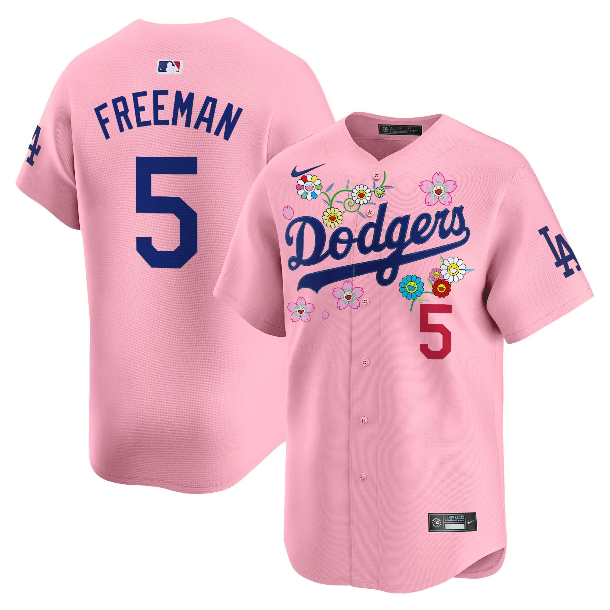 Men's Dodgers x Takashi Murakami 2025 Vapor Premier Limited Jersey - Stitched