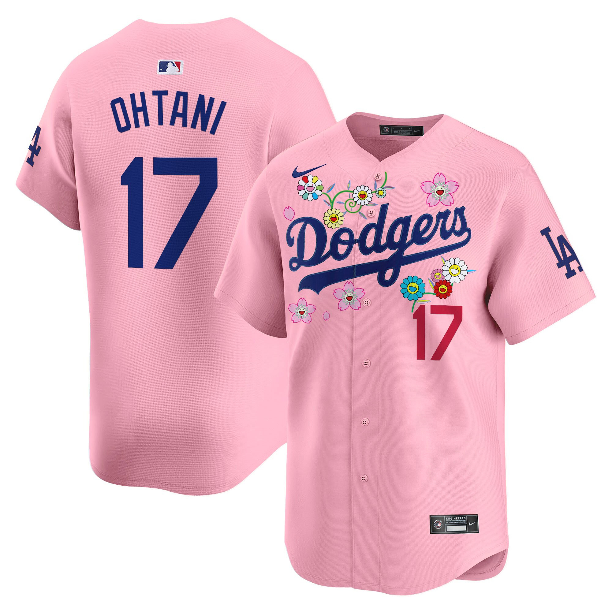 Men's Dodgers x Takashi Murakami 2025 Vapor Premier Limited Jersey - Stitched