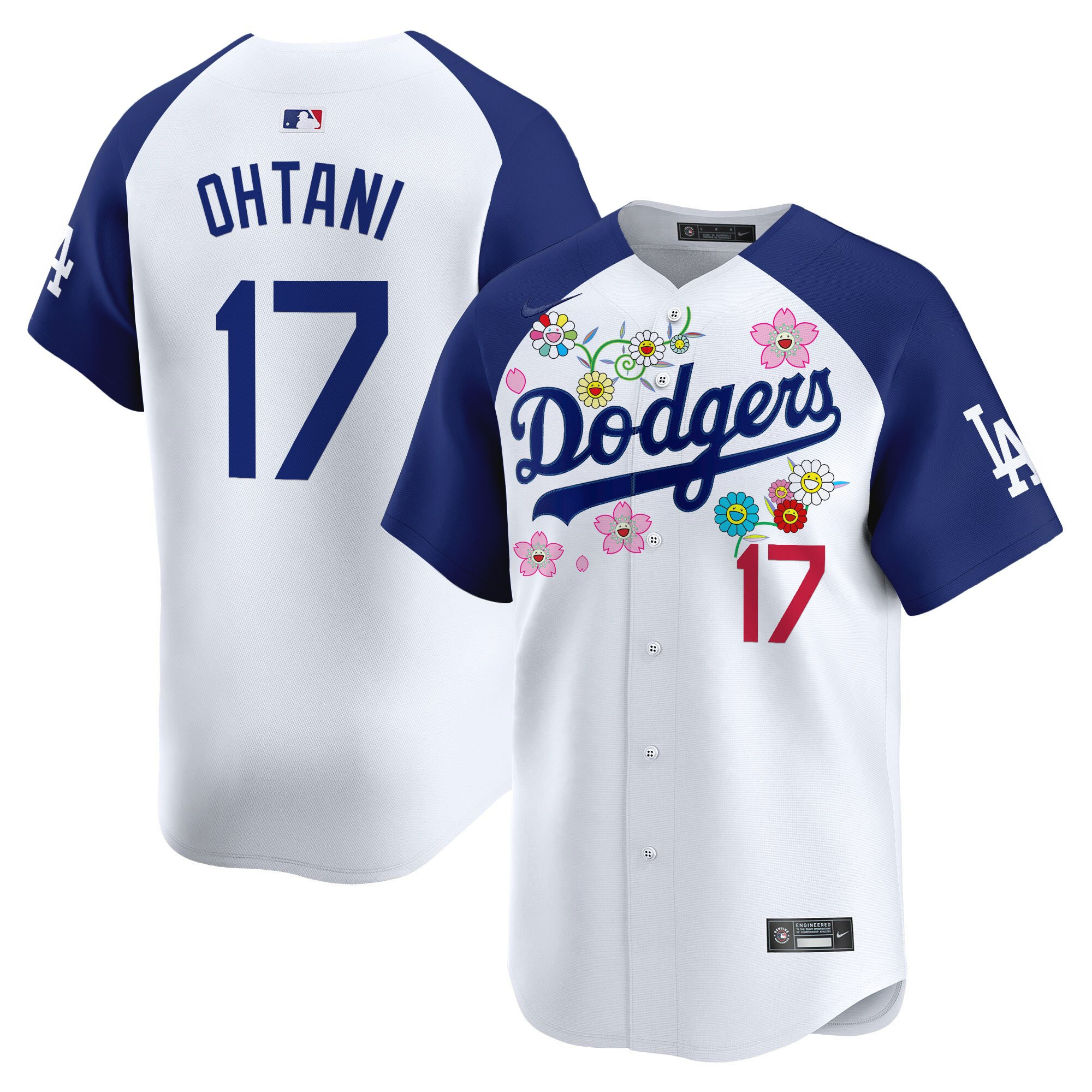 Men's Dodgers x Takashi Murakami 2025 Vapor Premier Limited Jersey - Stitched