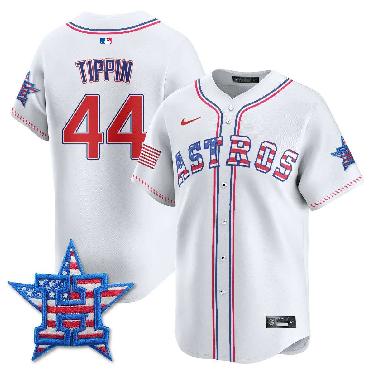 Men's Houston Astros 2025 Fourth of July Vapor Premier Limited Jersey - All Stitched