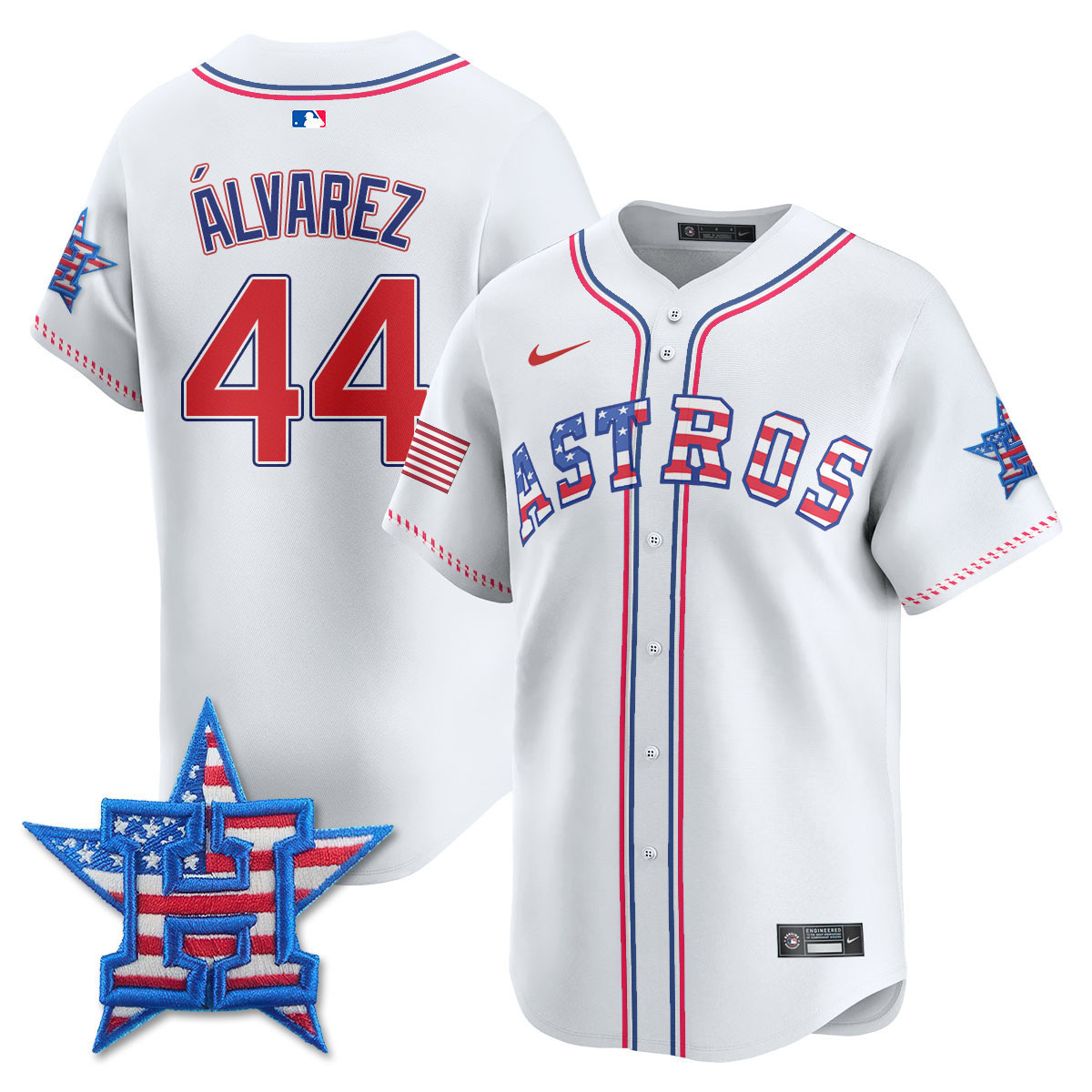 Men's Houston Astros 2025 Fourth of July Vapor Premier Limited Jersey - All Stitched