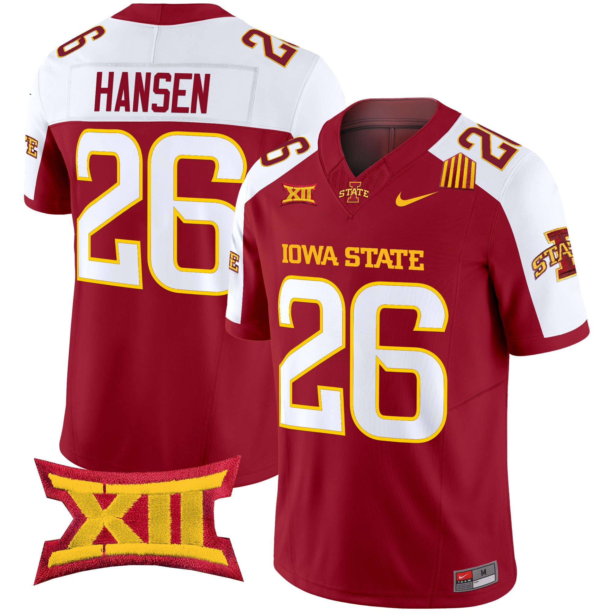 Men's Iowa State Cyclones 2025 Vapor Limited Jersey - All Stitched