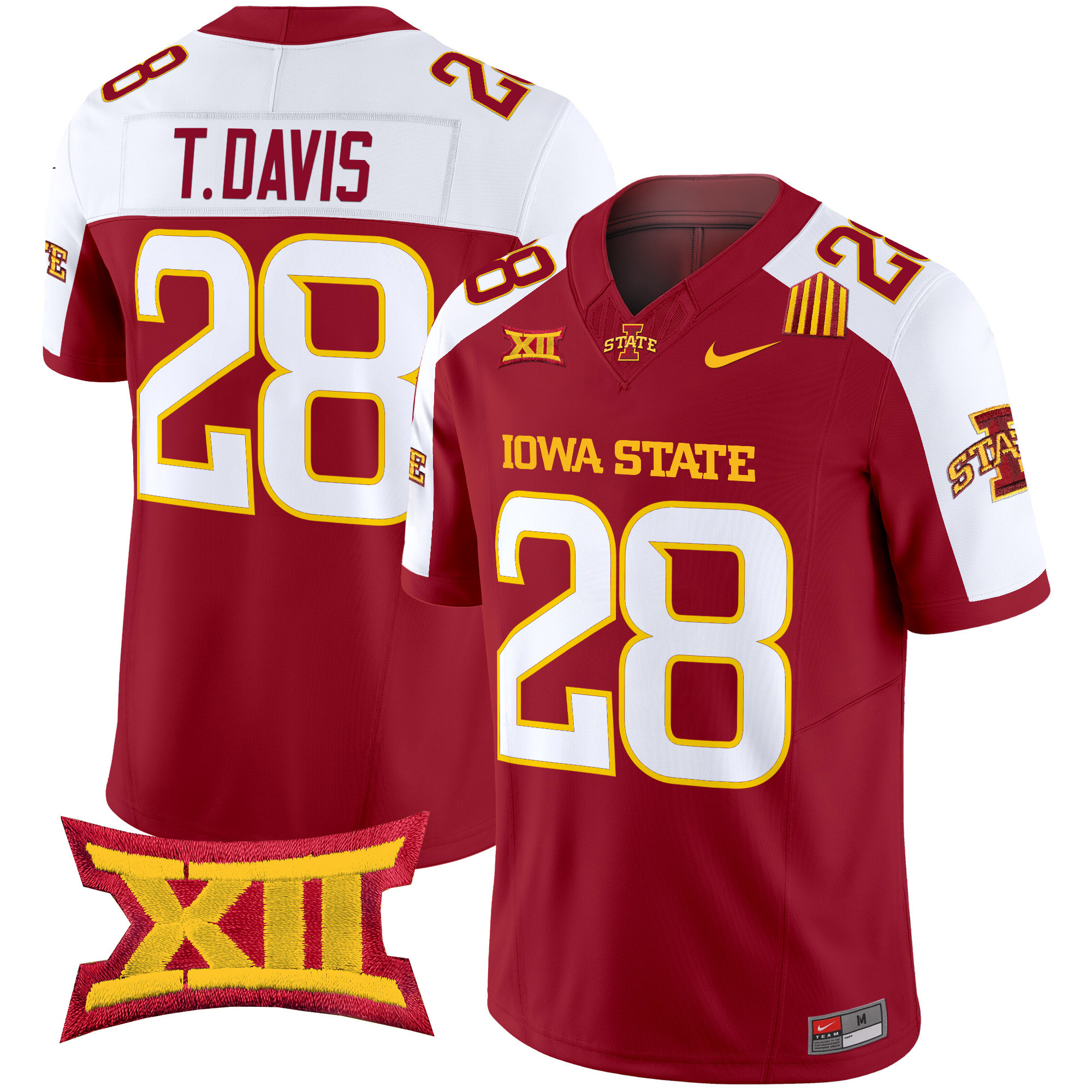 Men's Iowa State Cyclones 2025 Vapor Limited Jersey - All Stitched