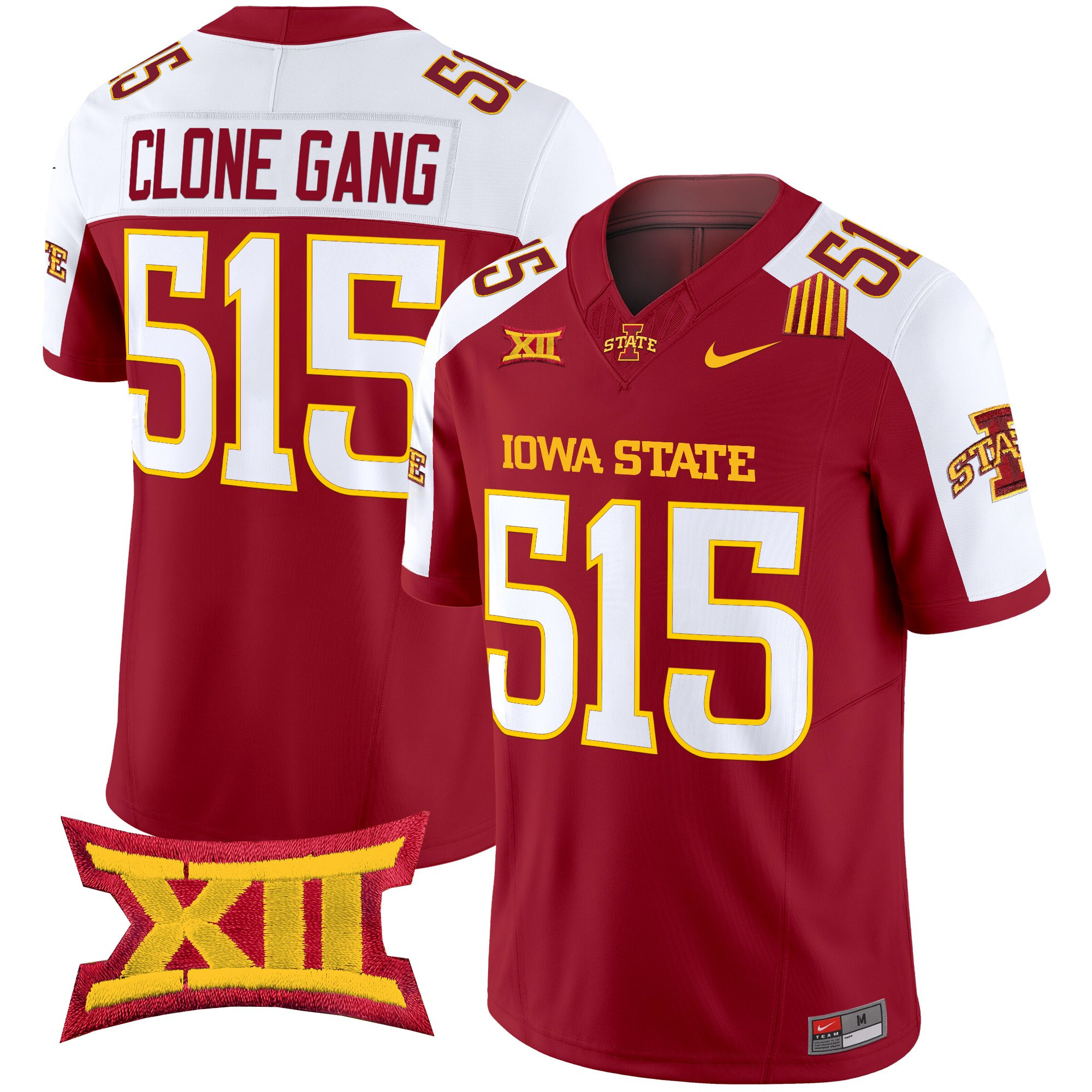 Men's Iowa State Cyclones 2025 Vapor Limited Jersey - All Stitched