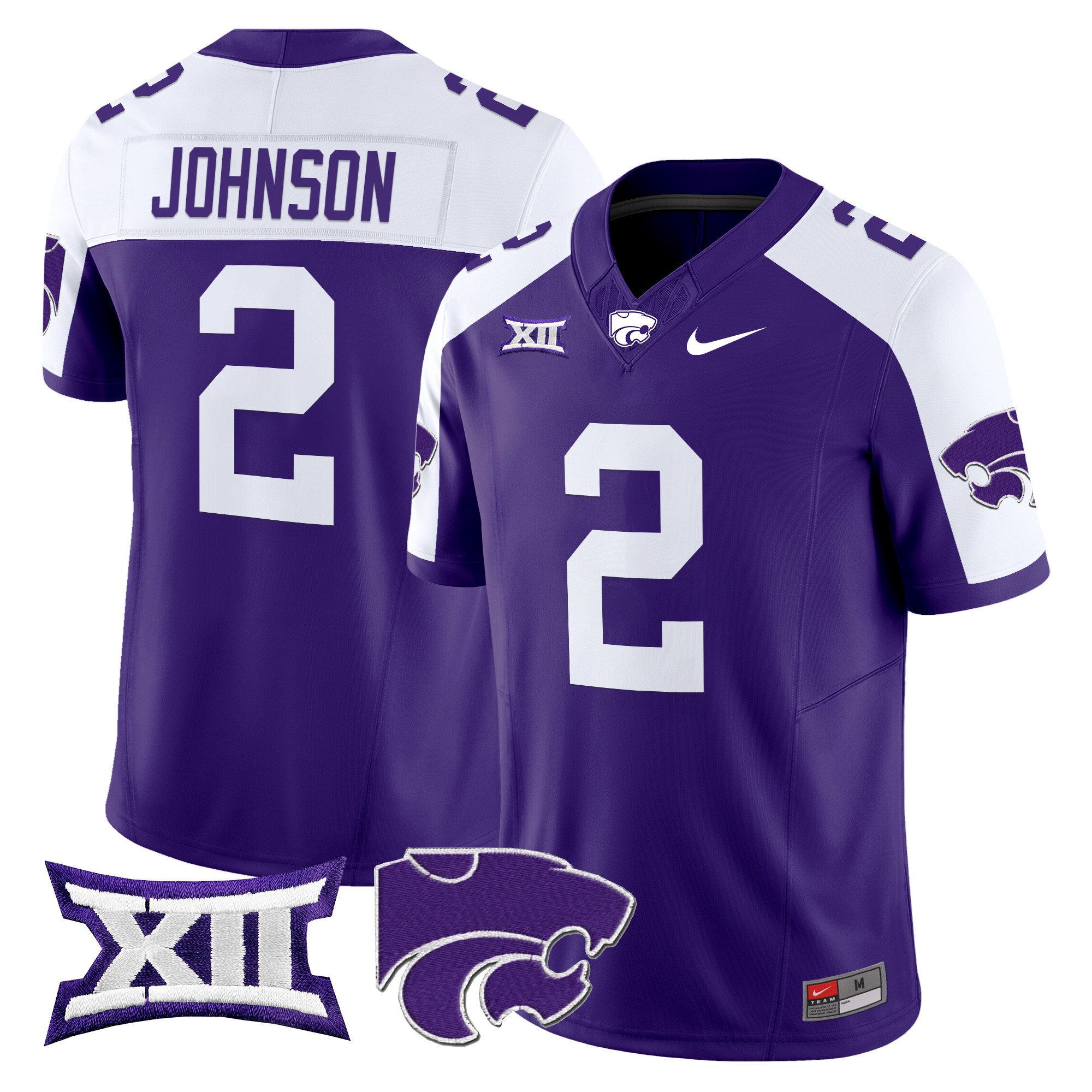Men's Kansas State Wildcats 2025 Vapor Limited Jersey - All Stitched