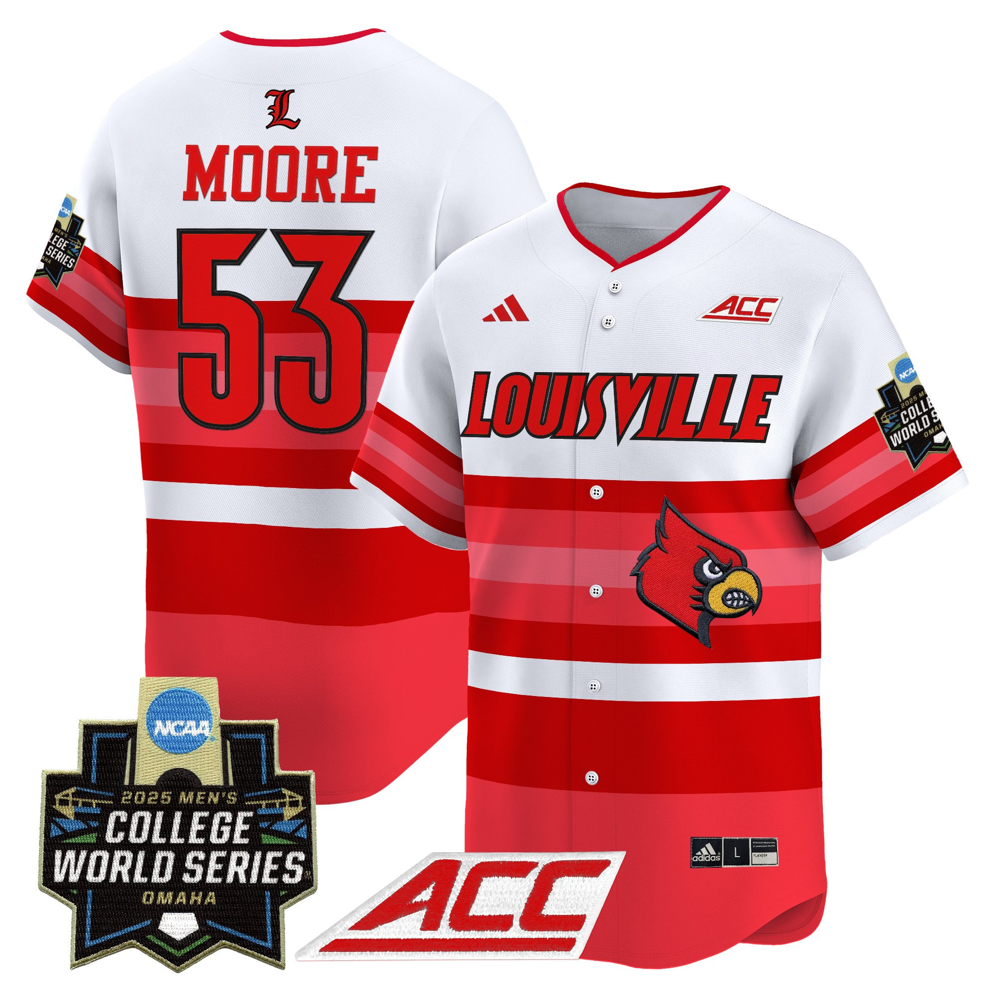 Men's Louisville Cardinals 2025 World Series Vapor Premier Limited Jersey - All Stitched