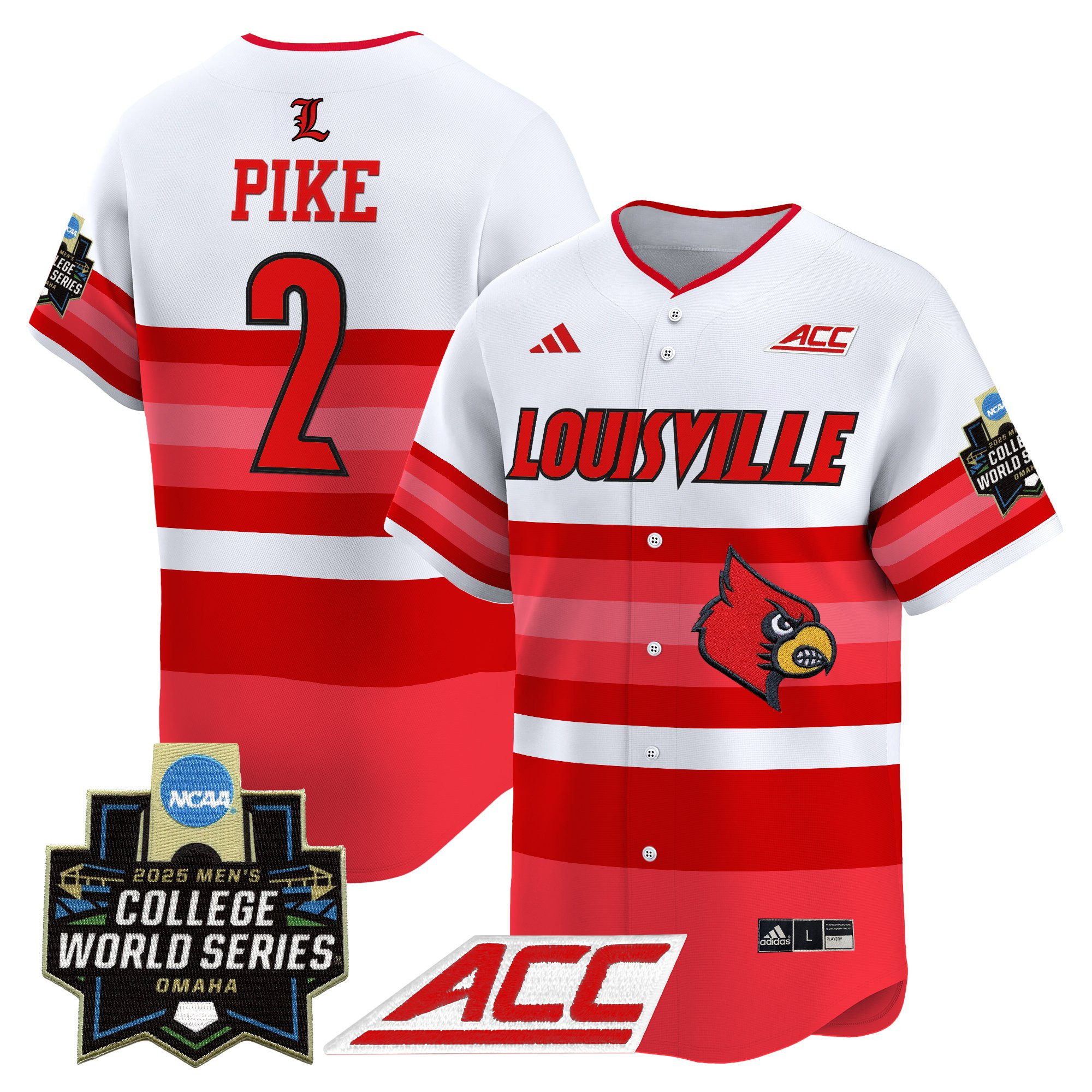 Men's Louisville Cardinals 2025 World Series Vapor Premier Limited Jersey - All Stitched