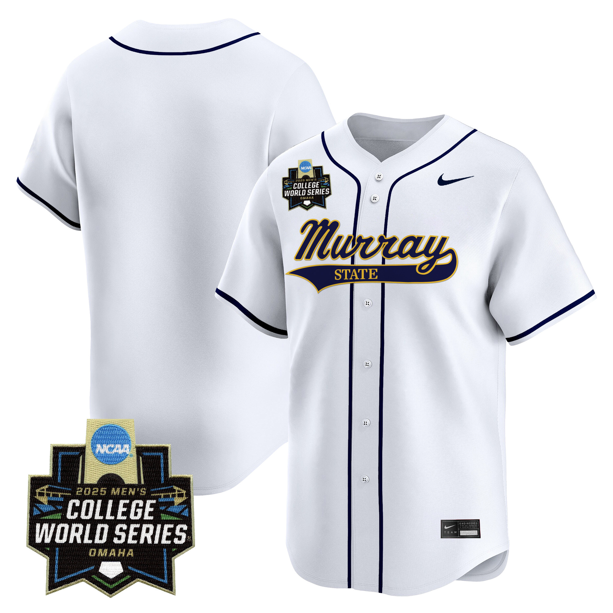 Men's Murray State Racers 2025 World Series Vapor Premier Limited Jersey - All Stitched