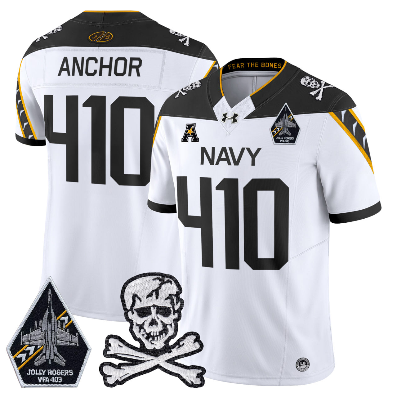 Men's Navy Midshipmen 2025 Vapor Limited Jersey - All Stitched