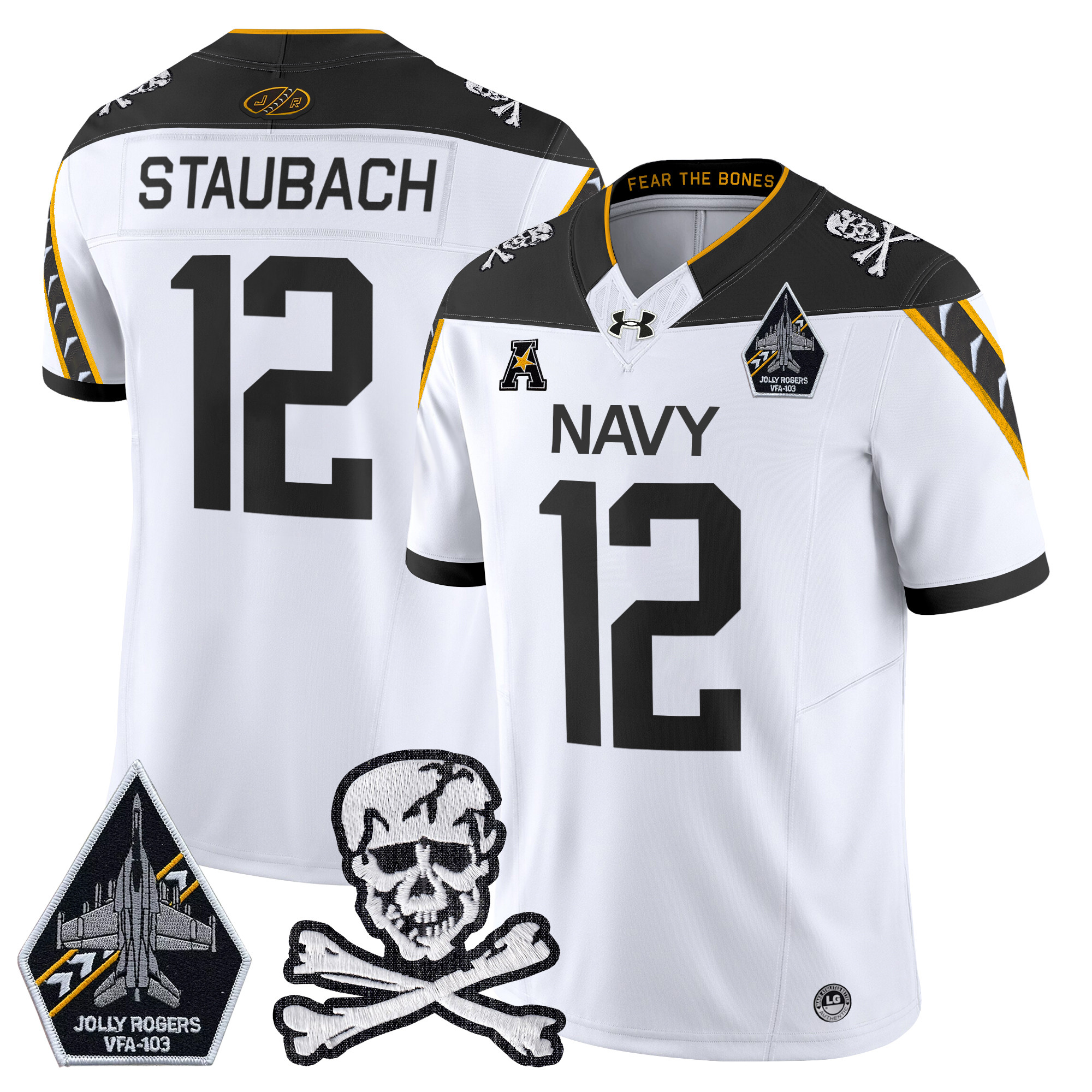 Men's Navy Midshipmen 2025 Vapor Limited Jersey - All Stitched