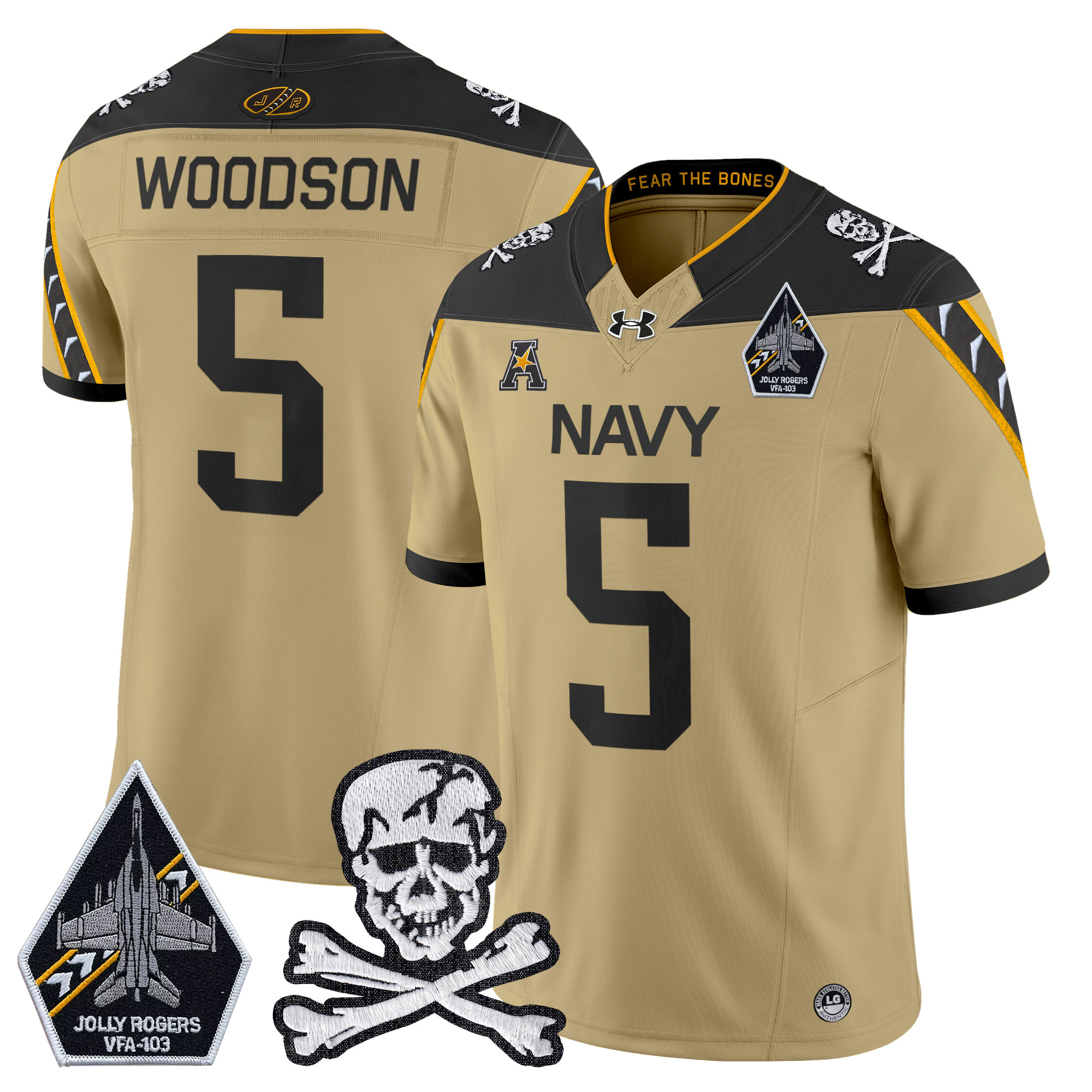 Men's Navy Midshipmen 2025 Vapor Limited Jersey - All Stitched