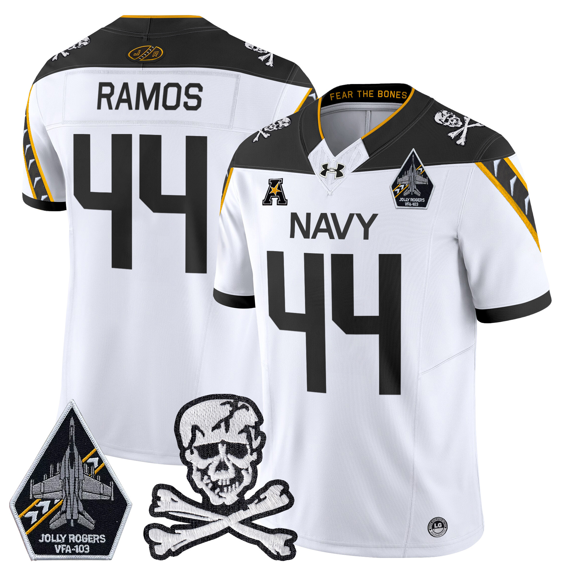 Men's Navy Midshipmen 2025 Vapor Limited Jersey - All Stitched
