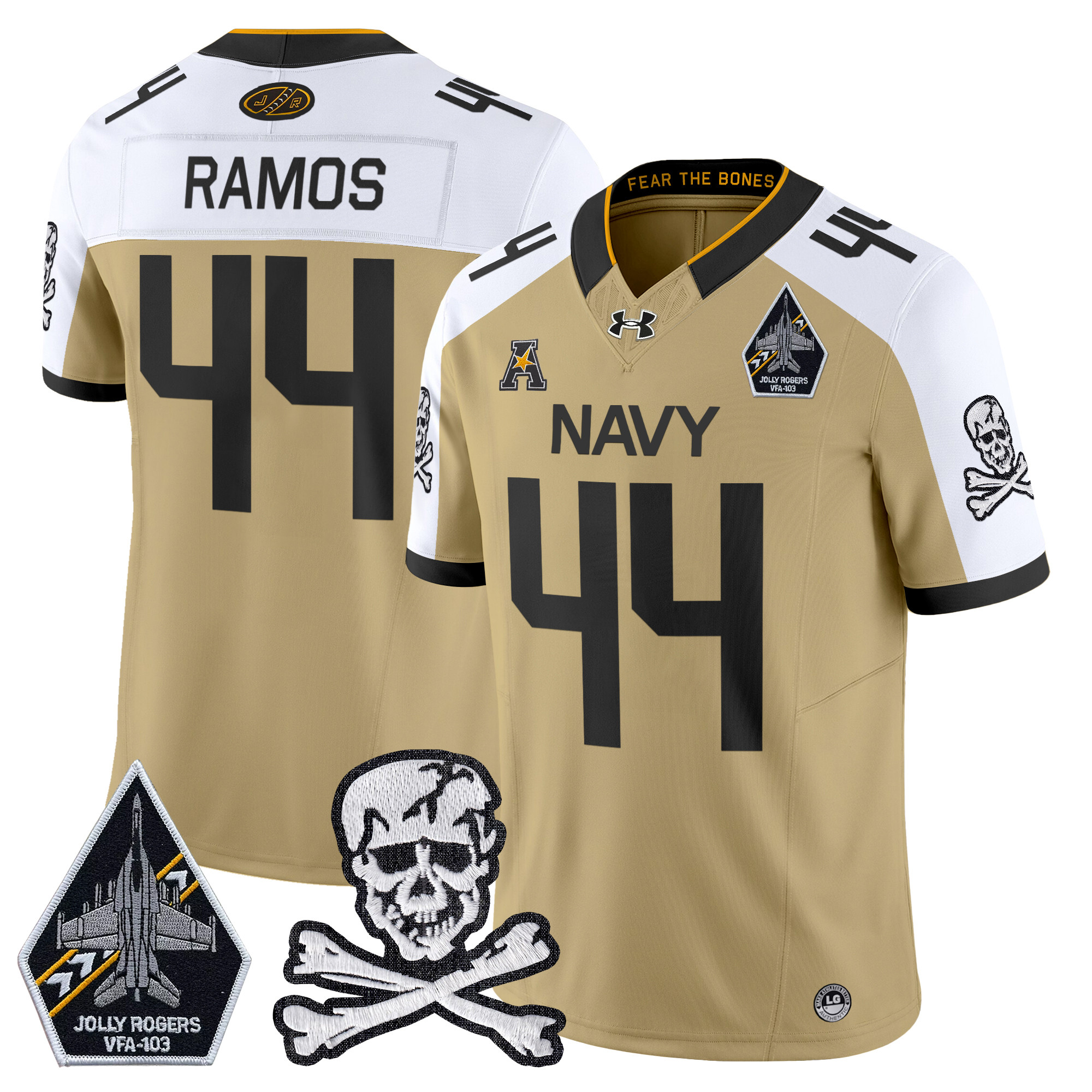 Men's Navy Midshipmen 2025 Vapor Limited Jersey - All Stitched