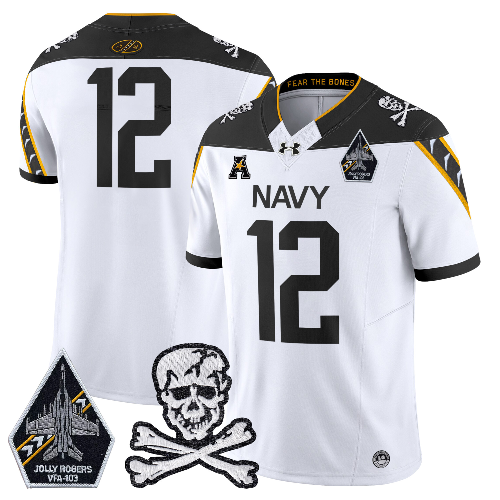 Men's Navy Midshipmen 2025 Vapor Limited Jersey - All Stitched