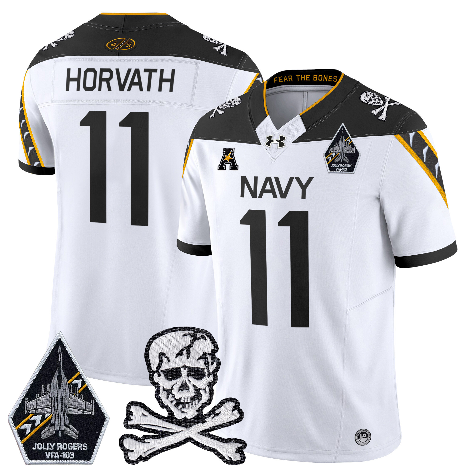 Men's Navy Midshipmen 2025 Vapor Limited Jersey - All Stitched