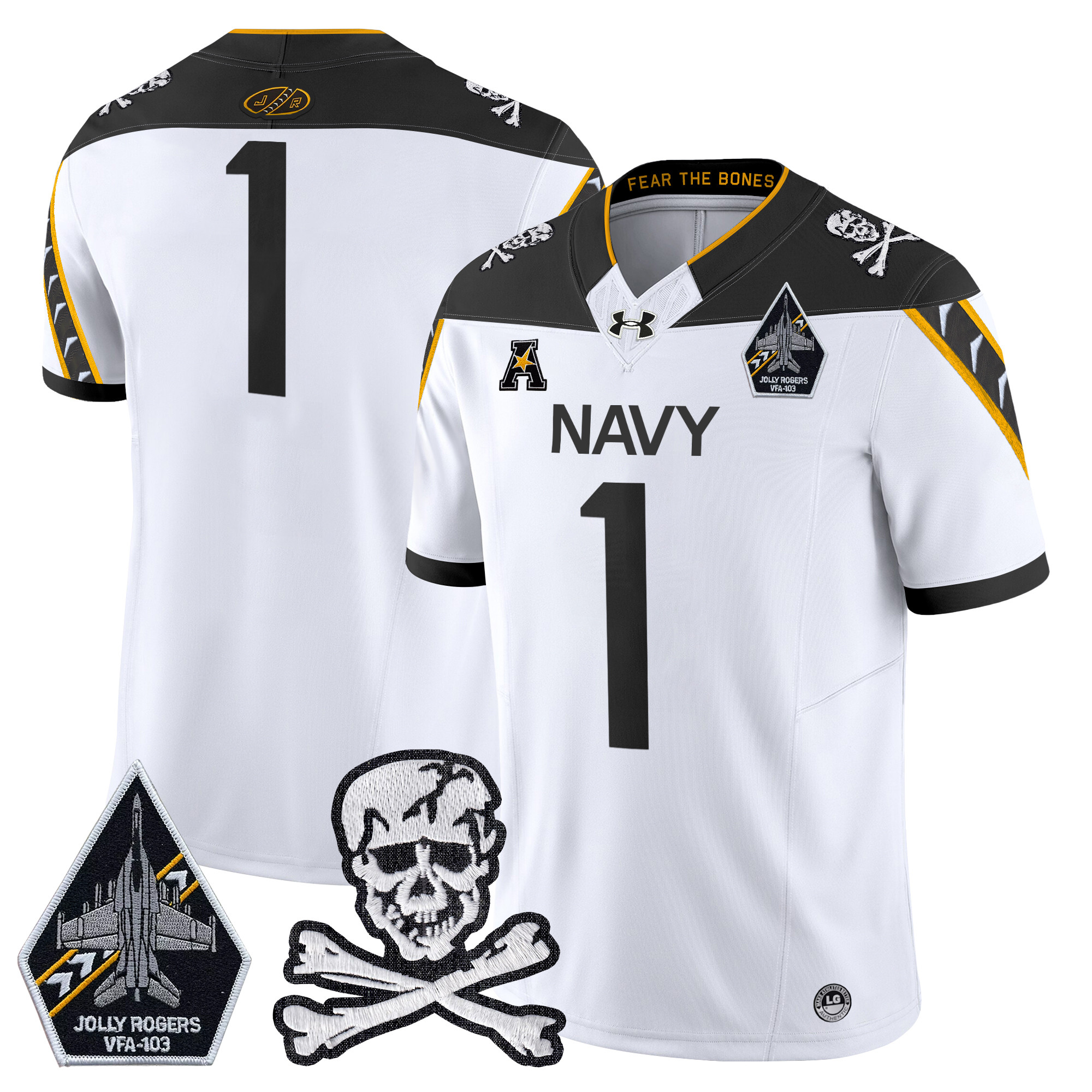 Men's Navy Midshipmen 2025 Vapor Limited Jersey - All Stitched