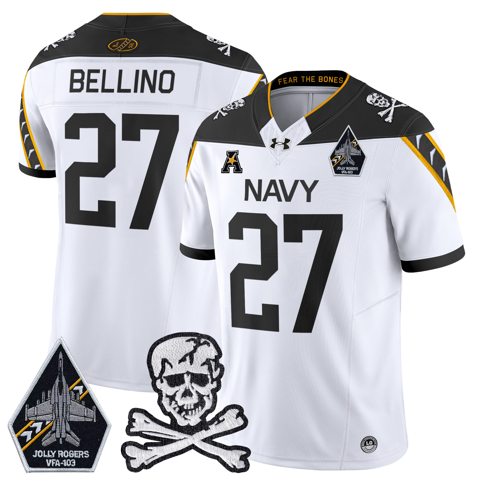 Men's Navy Midshipmen 2025 Vapor Limited Jersey - All Stitched