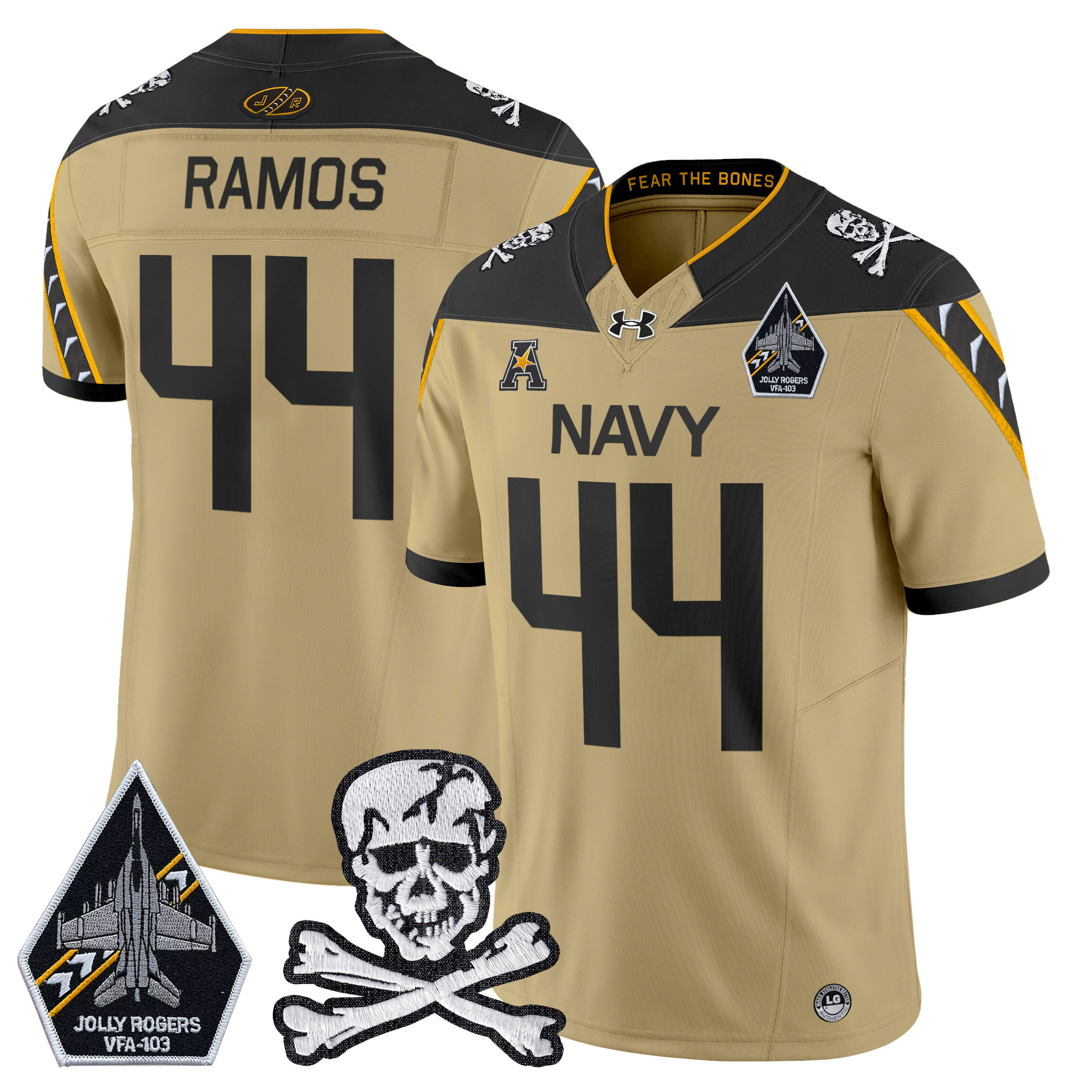 Men's Navy Midshipmen 2025 Vapor Limited Jersey - All Stitched