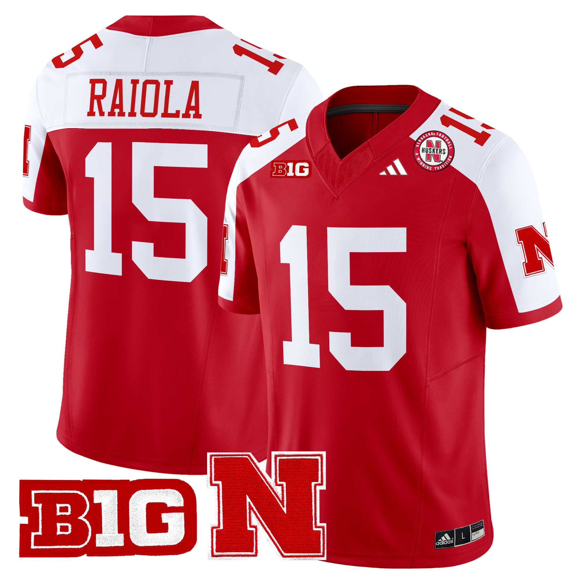 Men's Nebraska Cornhuskers 2025 Vapor Limited Jersey - All Stitched