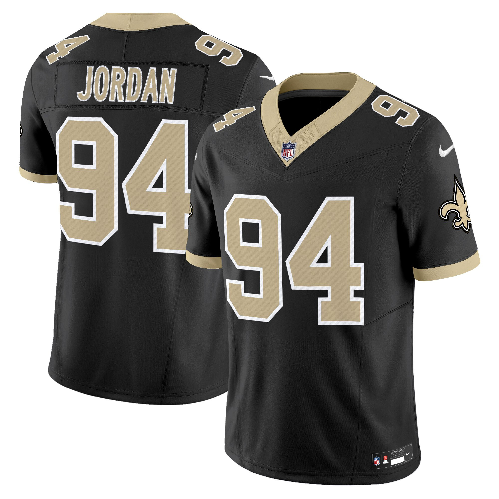 Men's New Orleans Saints 'Gameday Golds Edition' Vapor Jersey - All Stitched