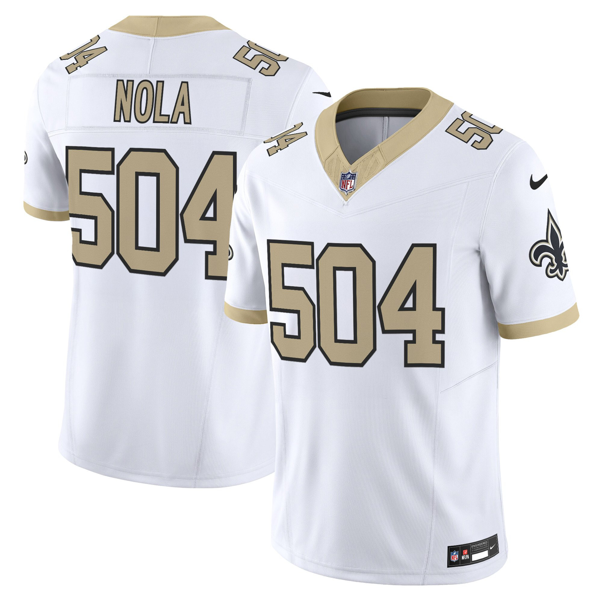 Men's New Orleans Saints 'Gameday Golds Edition' Vapor Jersey - All Stitched