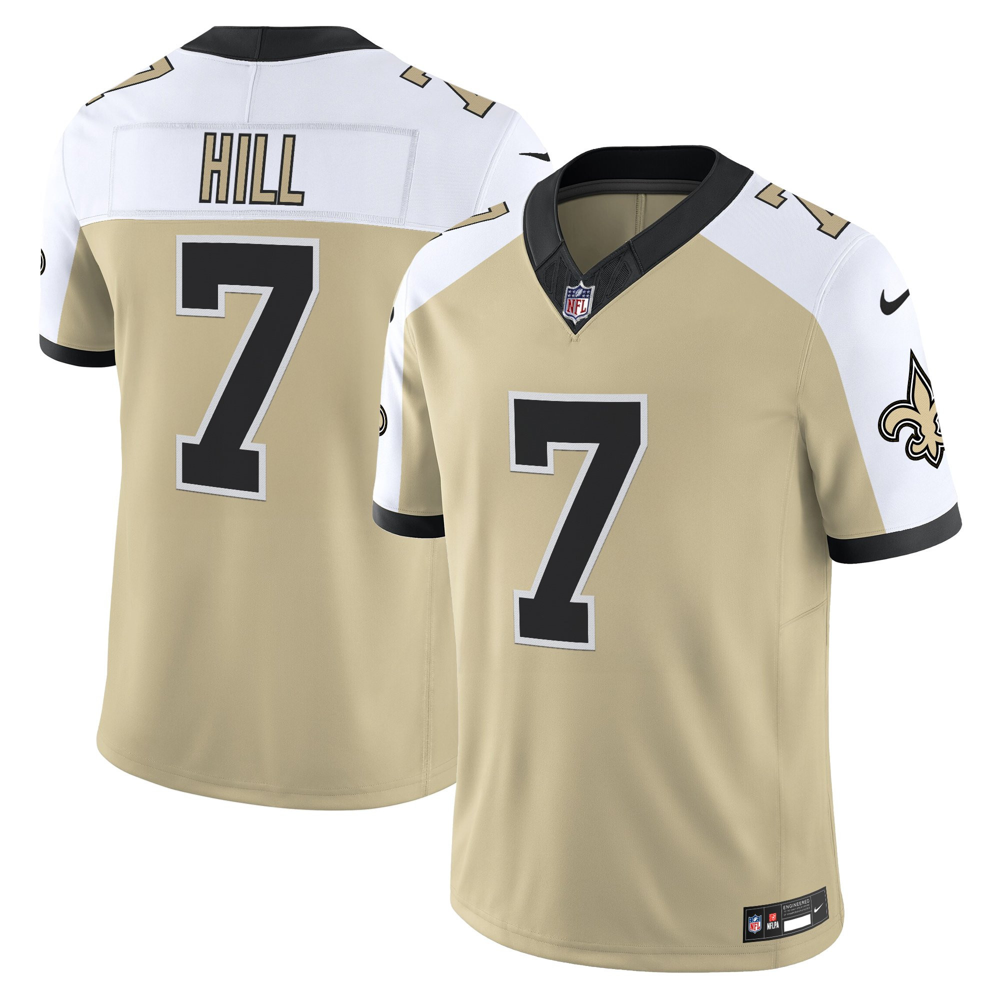 Men's New Orleans Saints 'Gameday Golds Edition' Vapor Jersey - All Stitched