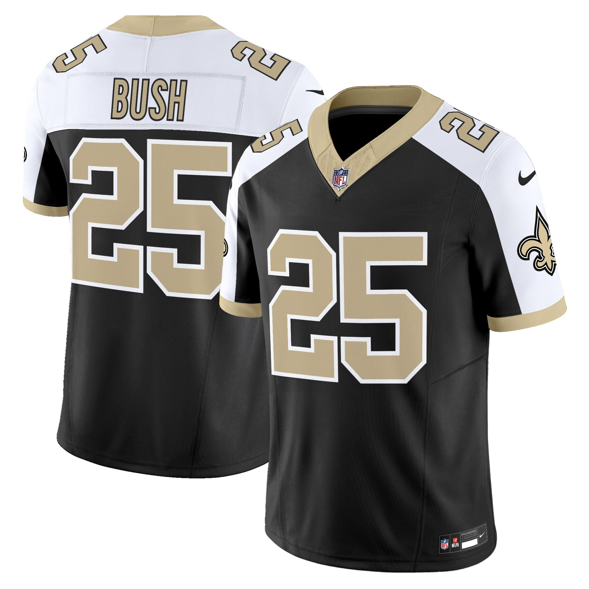 Men's New Orleans Saints 'Gameday Golds Edition' Vapor Jersey - All Stitched