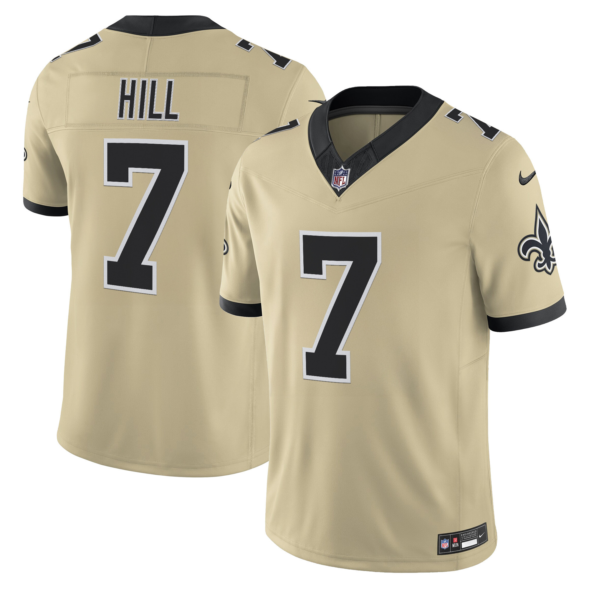 Men's New Orleans Saints 'Gameday Golds Edition' Vapor Jersey - All Stitched