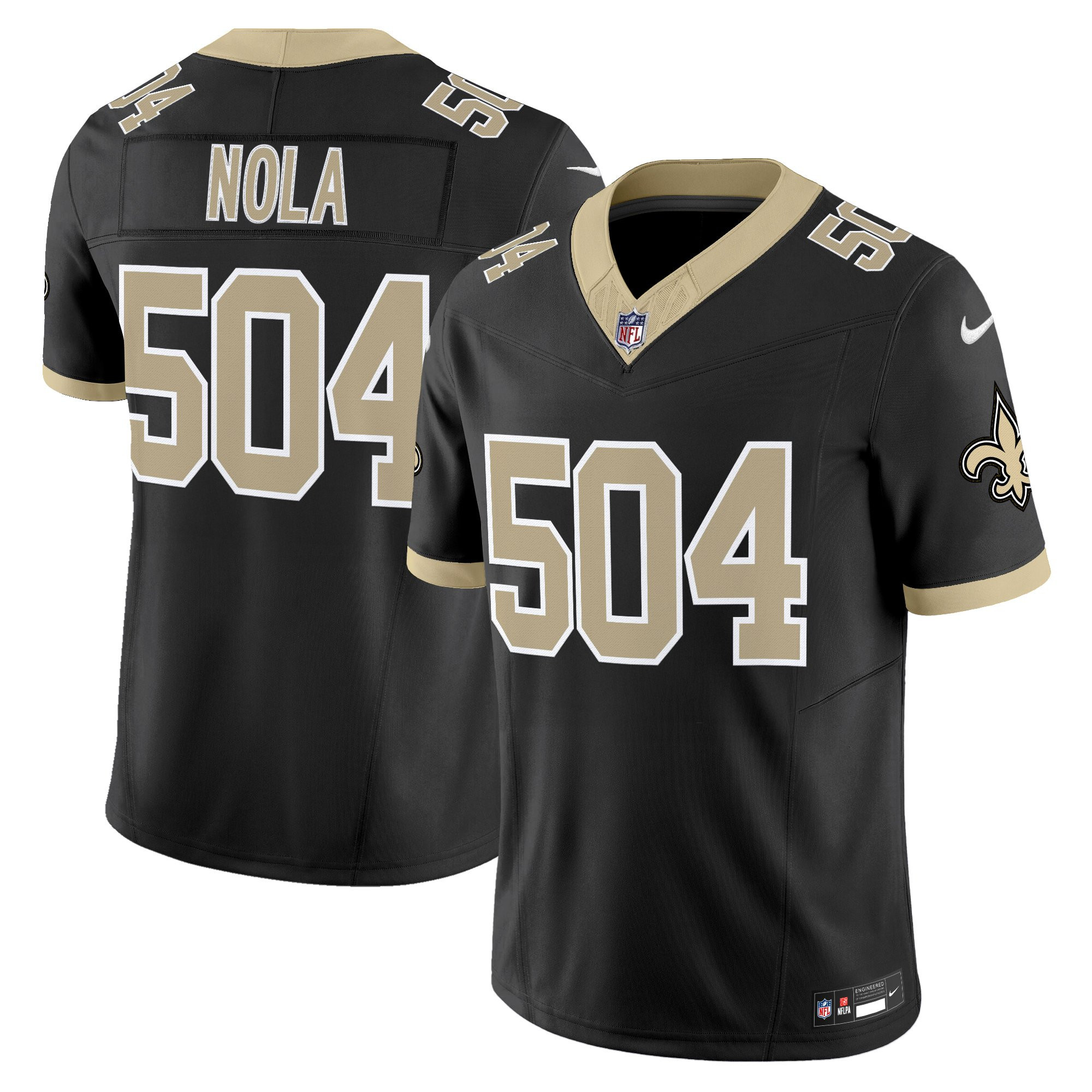 Men's New Orleans Saints 'Gameday Golds Edition' Vapor Jersey - All Stitched