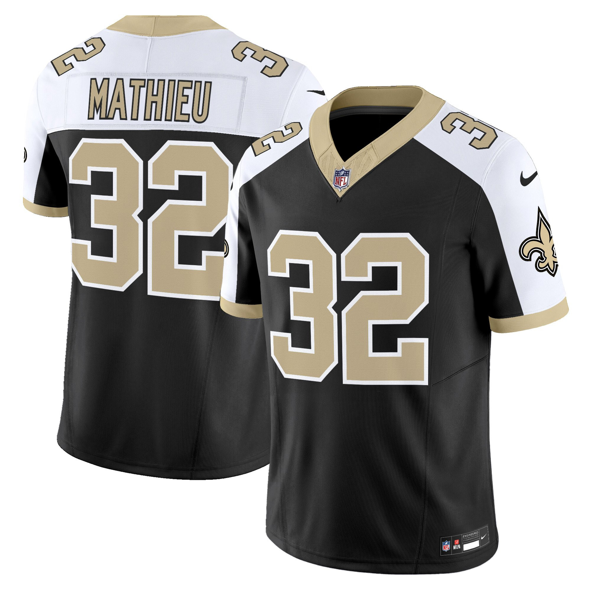 Men's New Orleans Saints 'Gameday Golds Edition' Vapor Jersey - All Stitched