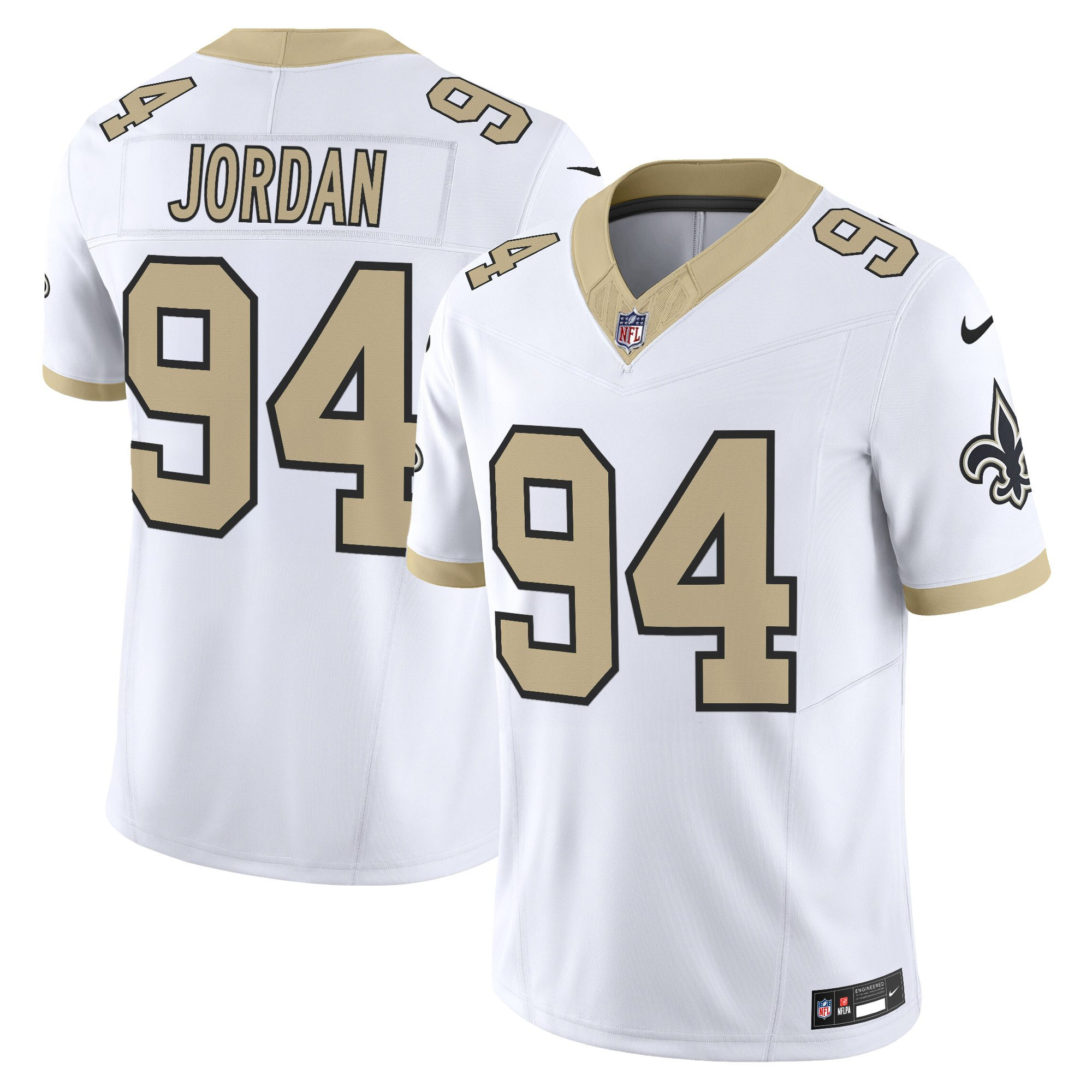 Men's New Orleans Saints 'Gameday Golds Edition' Vapor Jersey - All Stitched