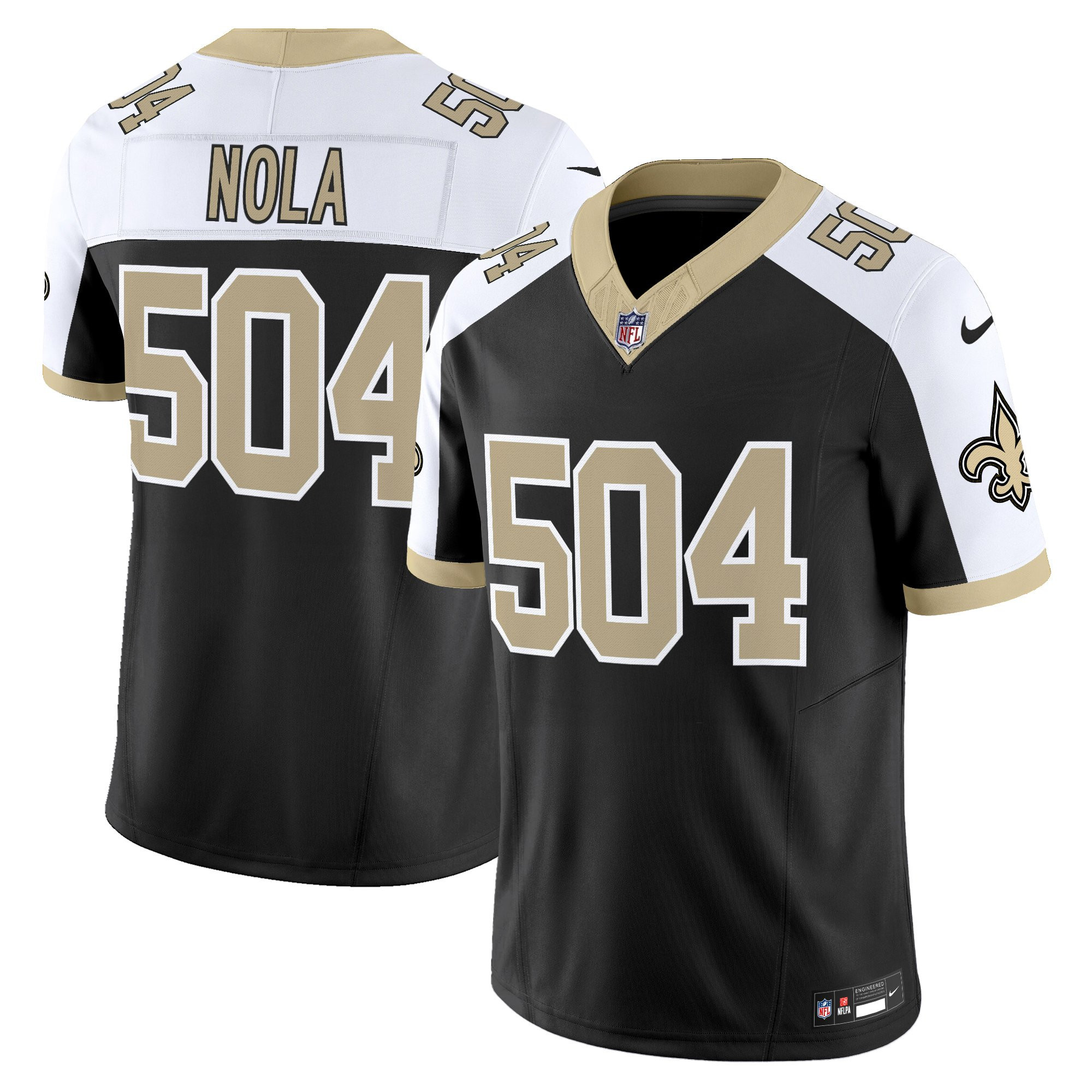 Men's New Orleans Saints 'Gameday Golds Edition' Vapor Jersey - All Stitched