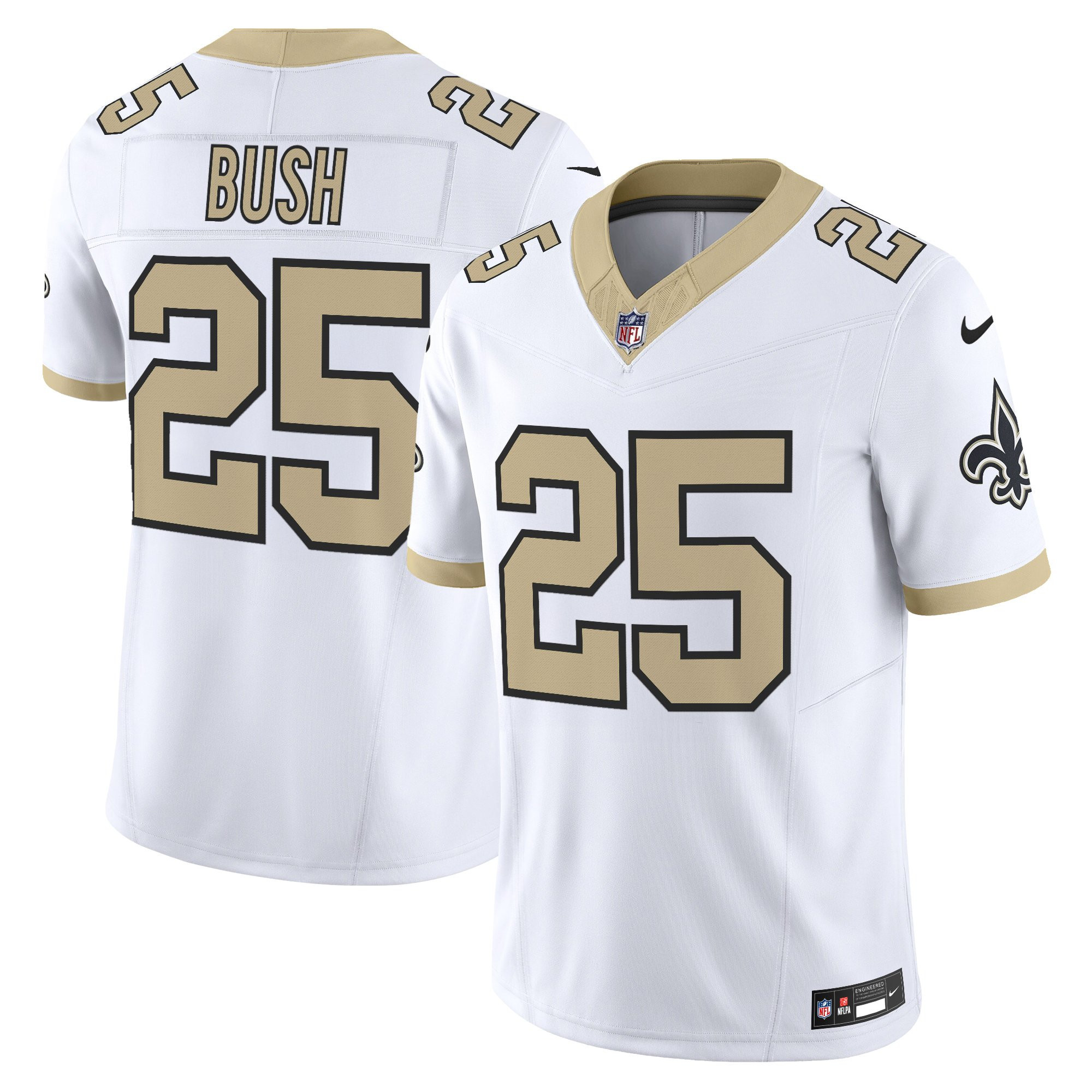 Men's New Orleans Saints 'Gameday Golds Edition' Vapor Jersey - All Stitched
