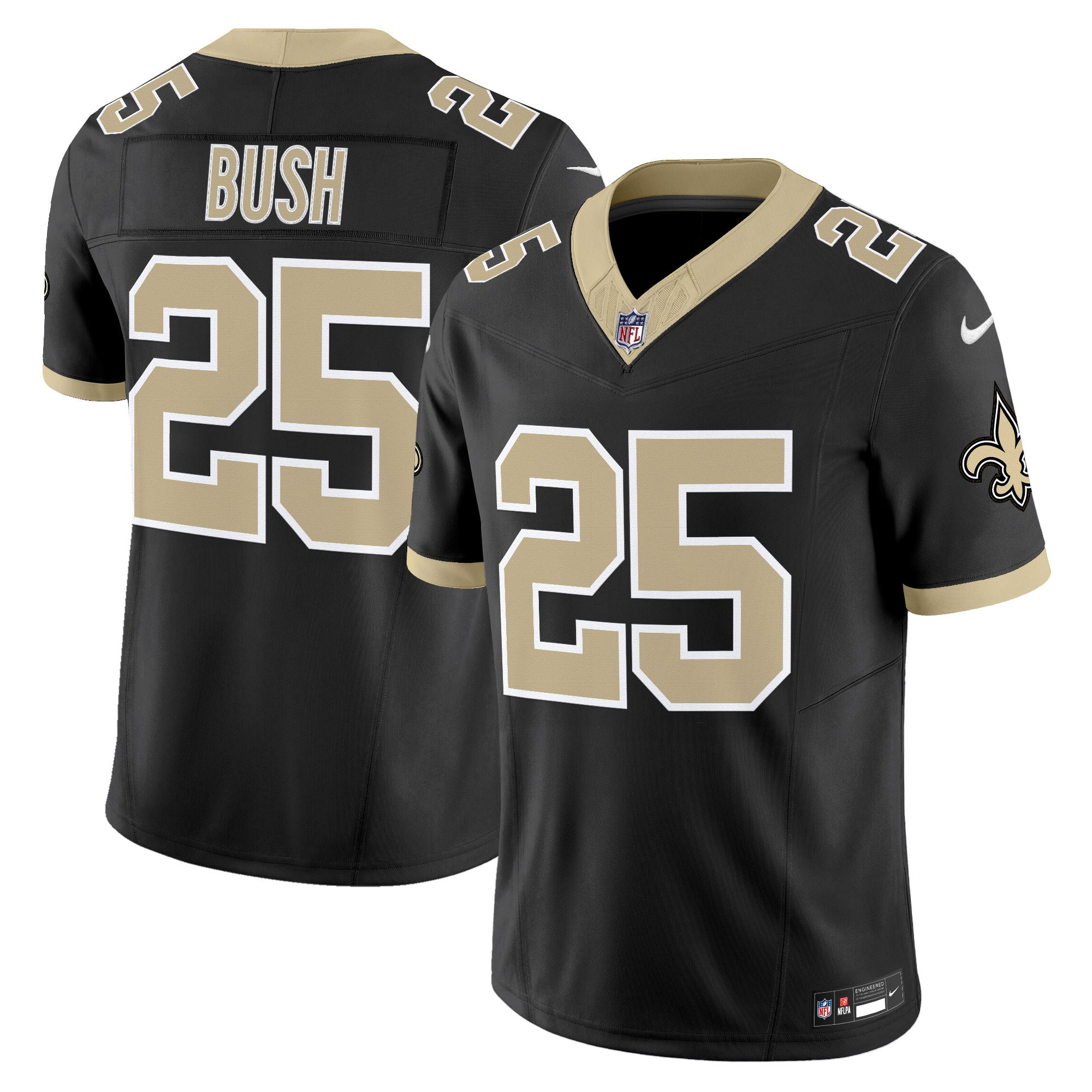 Men's New Orleans Saints 'Gameday Golds Edition' Vapor Jersey - All Stitched