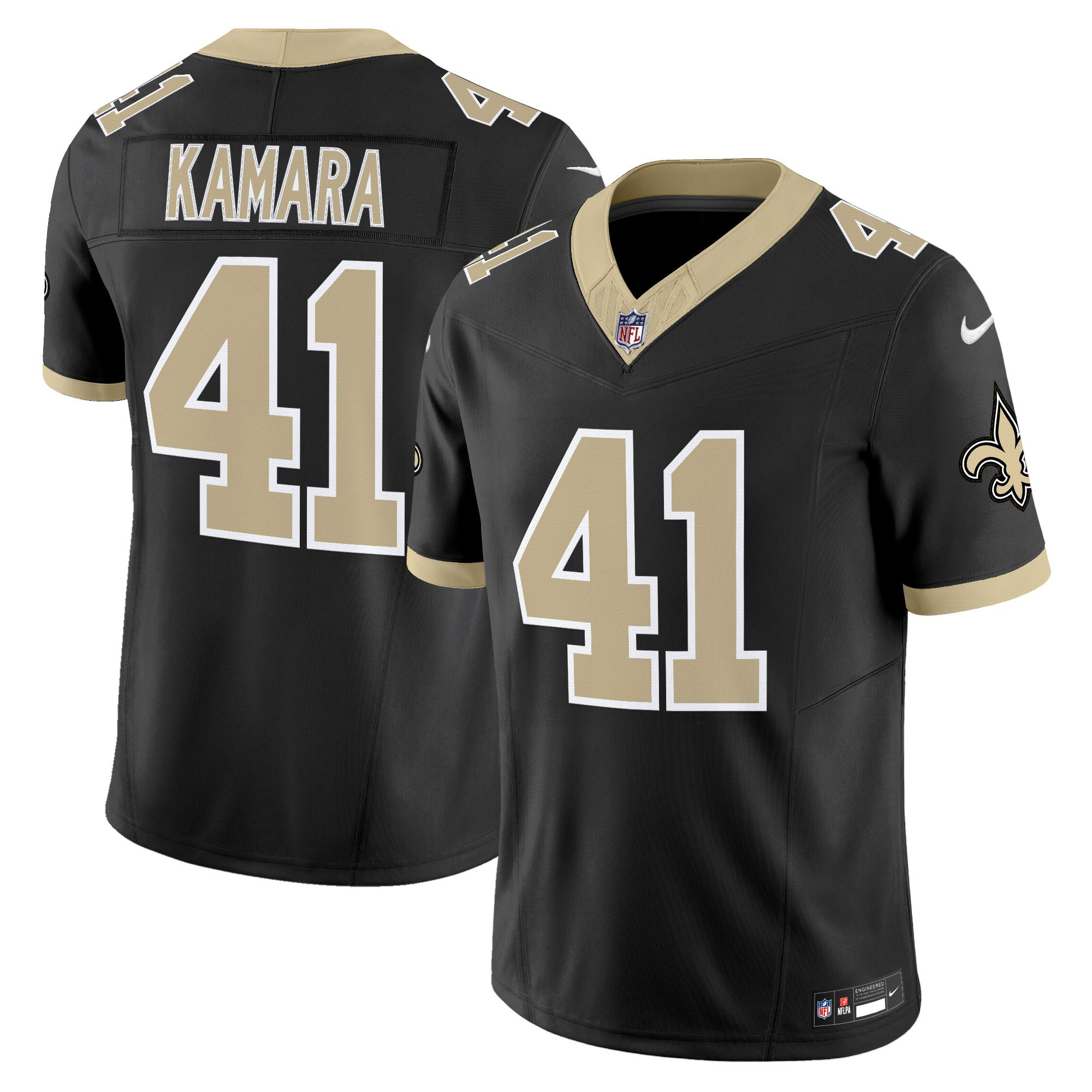 Men's New Orleans Saints 'Gameday Golds Edition' Vapor Jersey - All Stitched