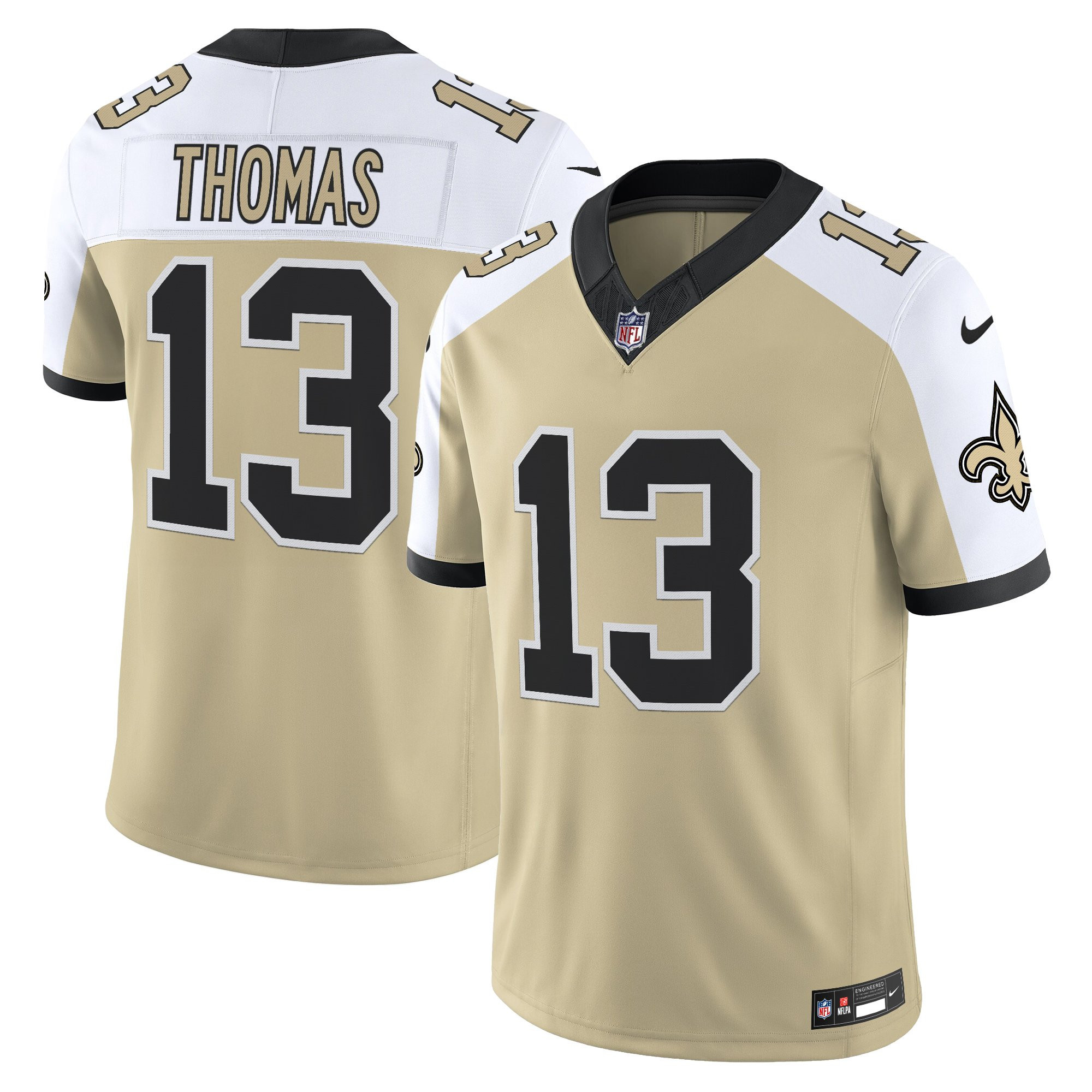 Men's New Orleans Saints 'Gameday Golds Edition' Vapor Jersey - All Stitched