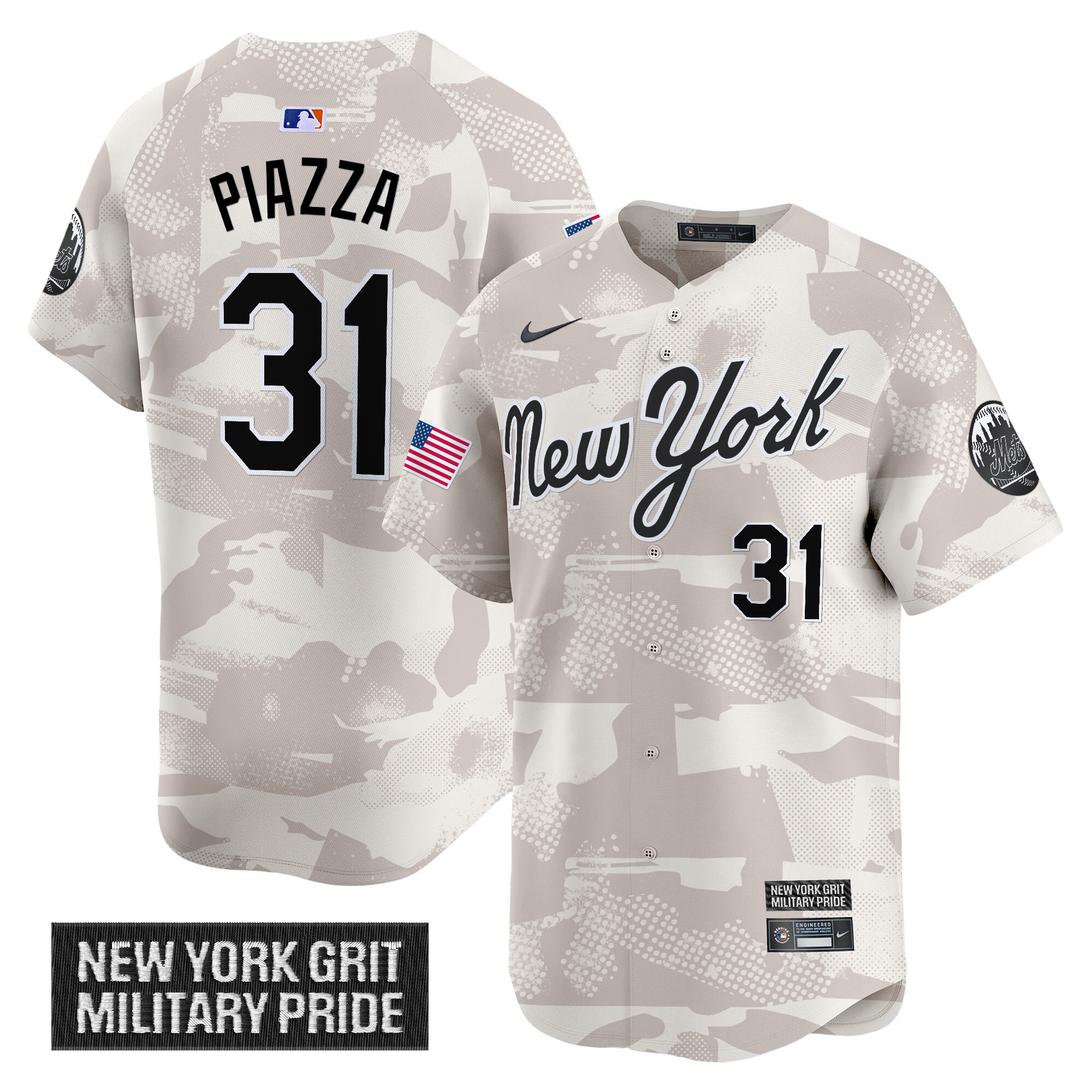 Men's New York Mets 2025 Armed Forces Day Vapor Premier Limited Jersey - All Stitched
