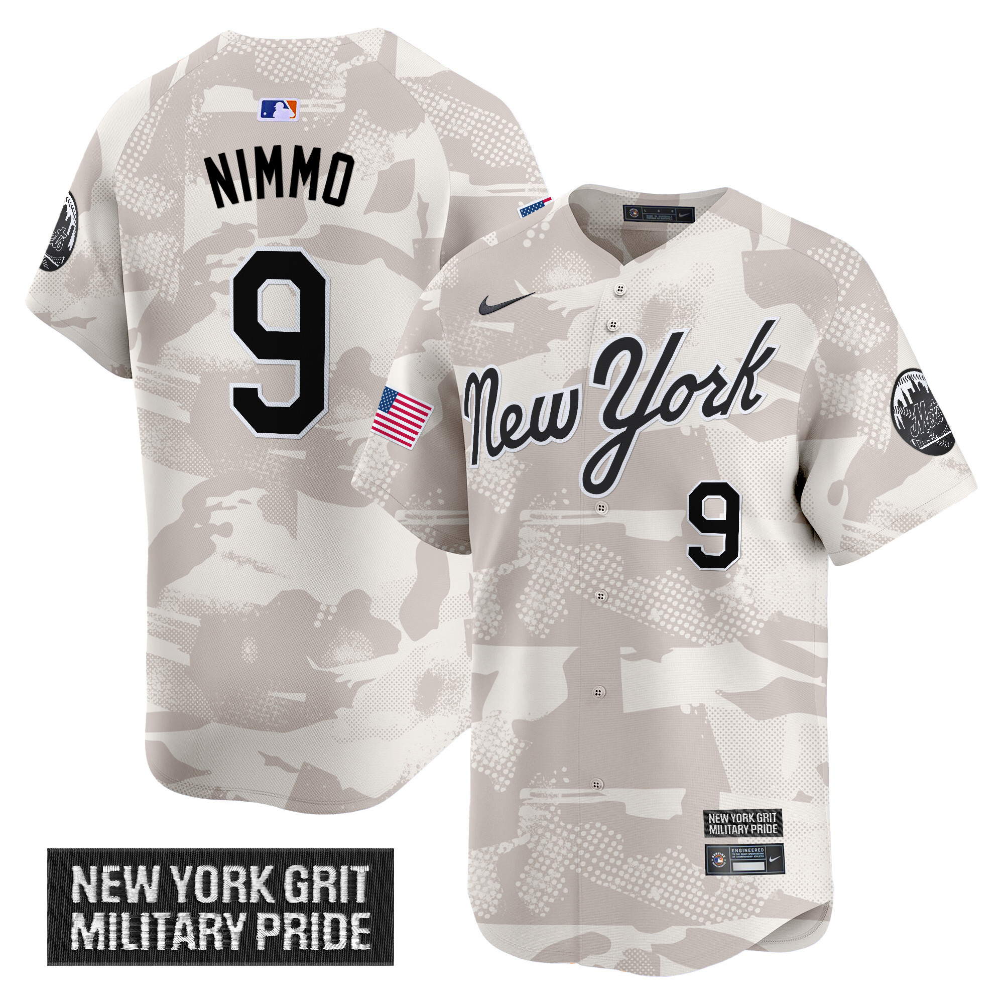 Men's New York Mets 2025 Armed Forces Day Vapor Premier Limited Jersey - All Stitched