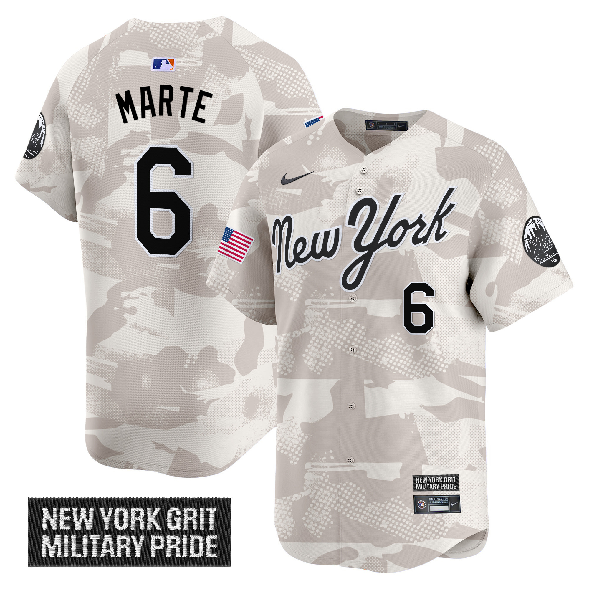 Men's New York Mets 2025 Armed Forces Day Vapor Premier Limited Jersey - All Stitched