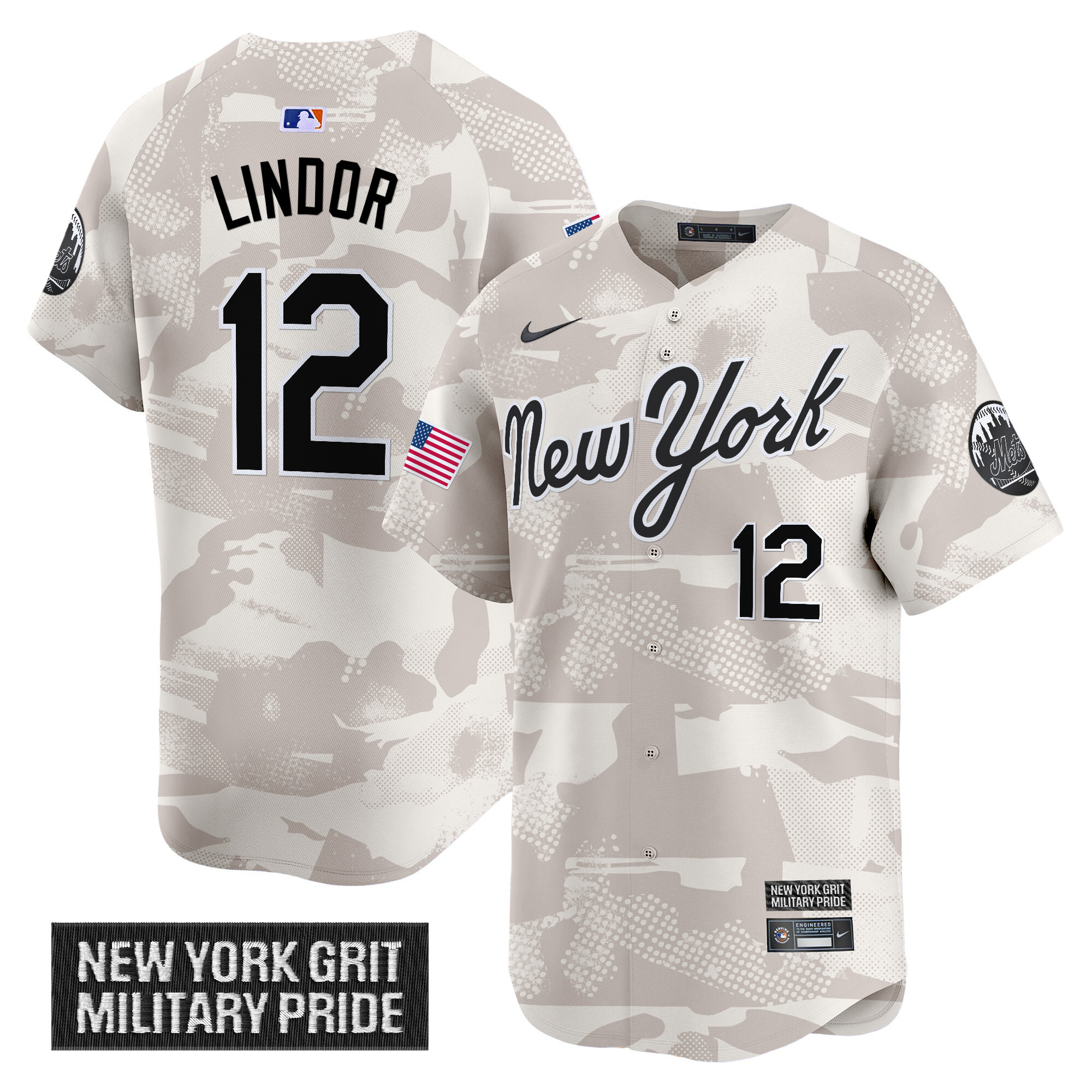 Men's New York Mets 2025 Armed Forces Day Vapor Premier Limited Jersey - All Stitched