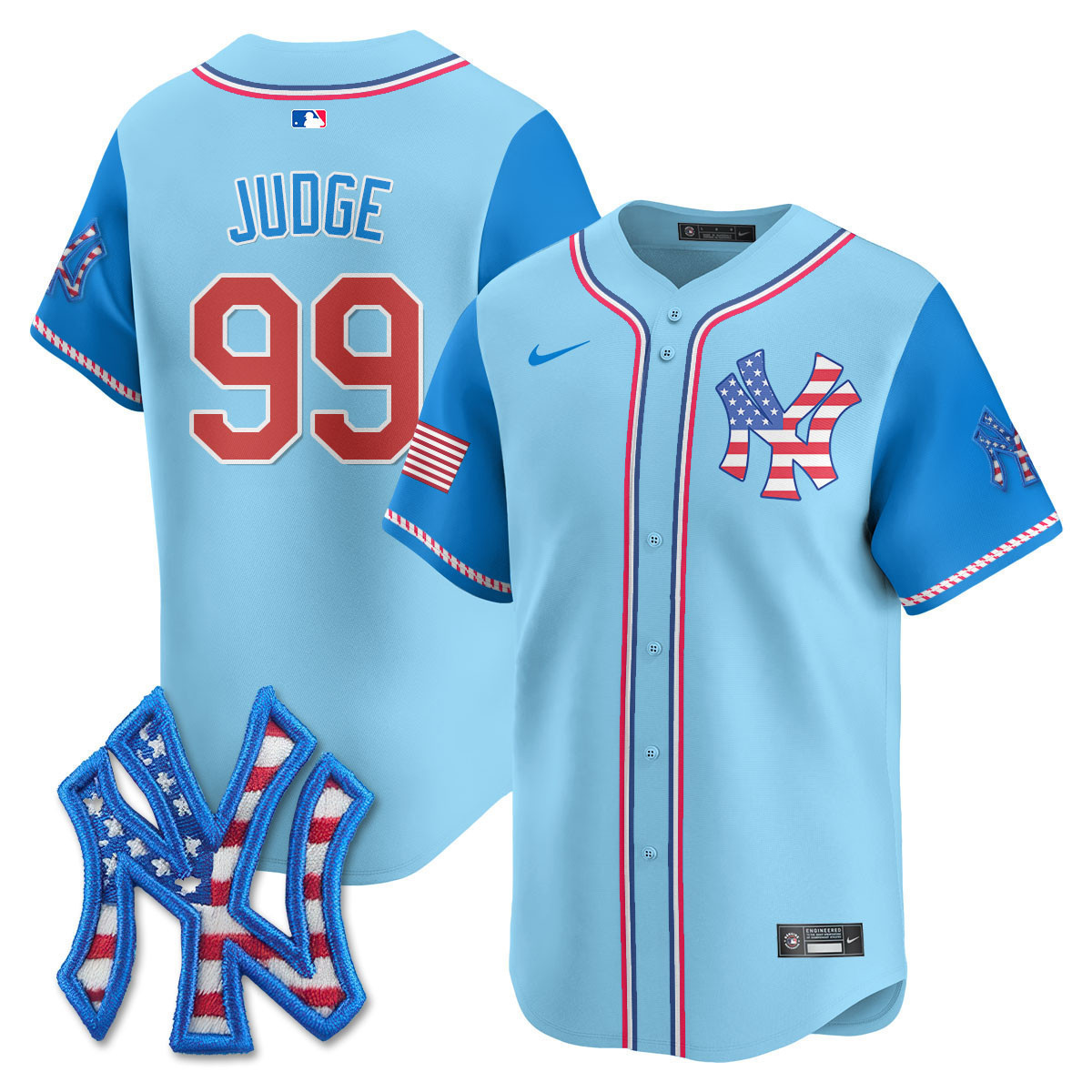 Men's New York Yankees 2025 Fourth of July Vapor Premier Limited Jersey - All Stitched